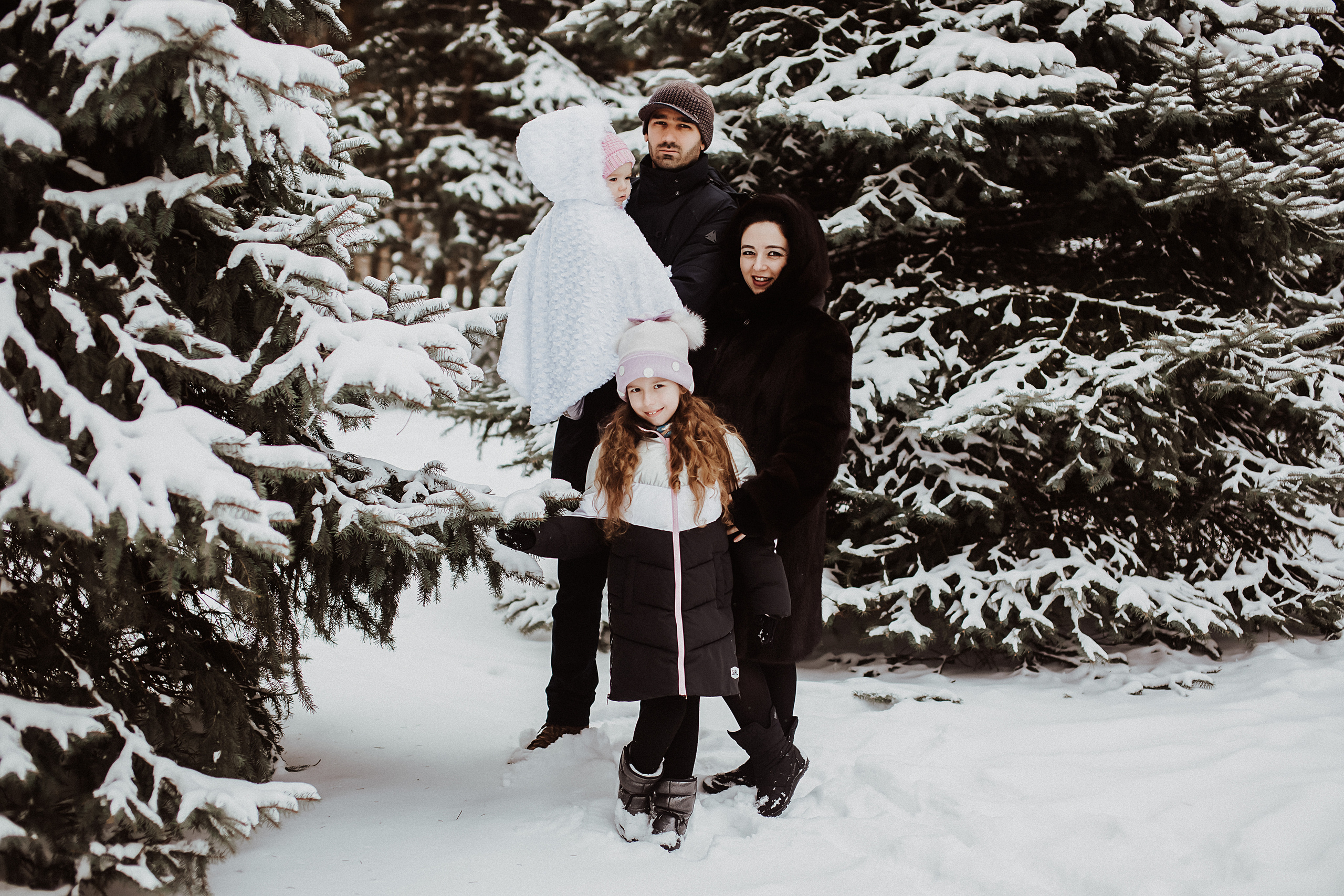 Снежная прогулка. Свадебный и семейный фотограф/видеограф в Краснодаре Наталья Осинская