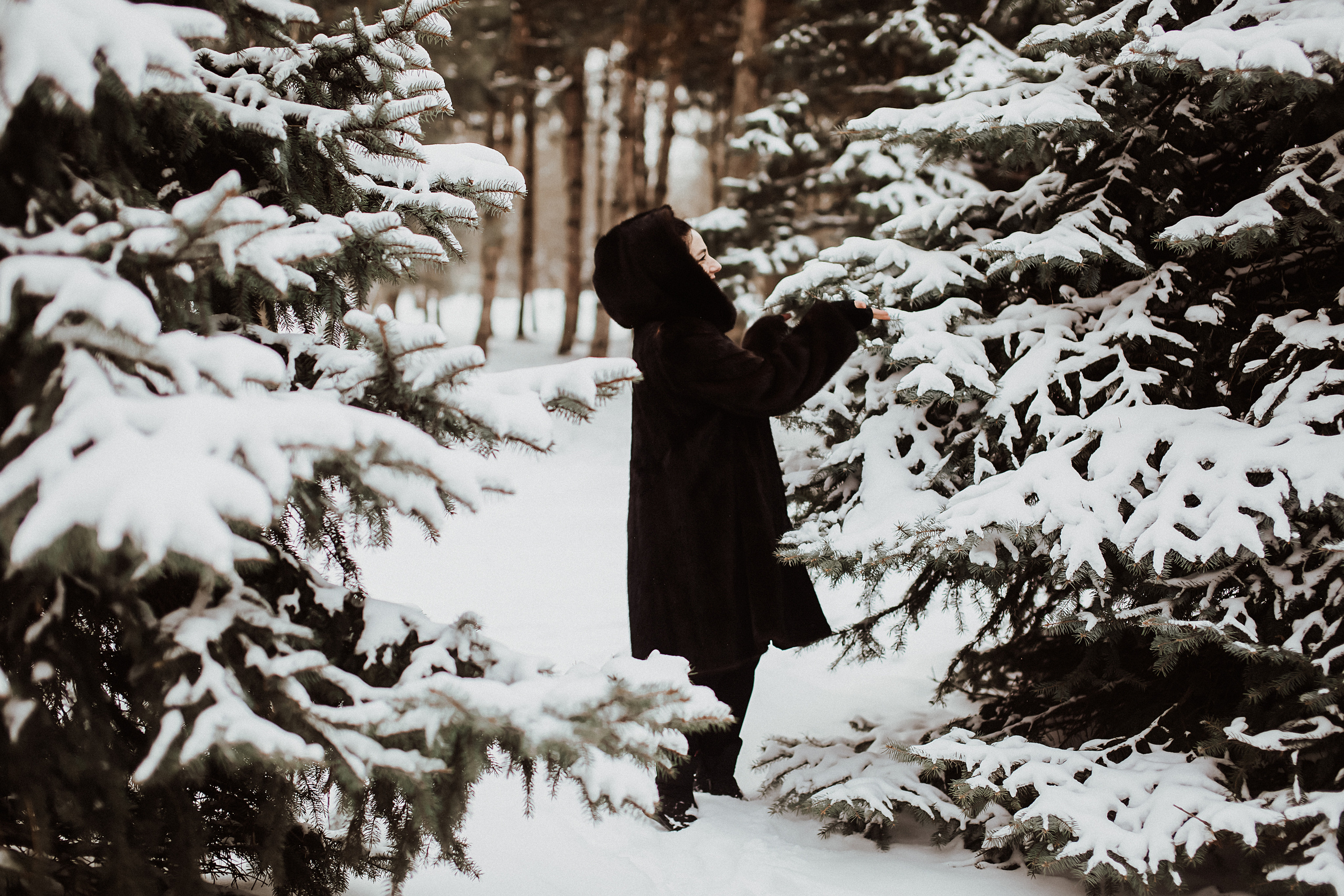 Снежная прогулка. Свадебный и семейный фотограф/видеограф в Краснодаре Наталья Осинская