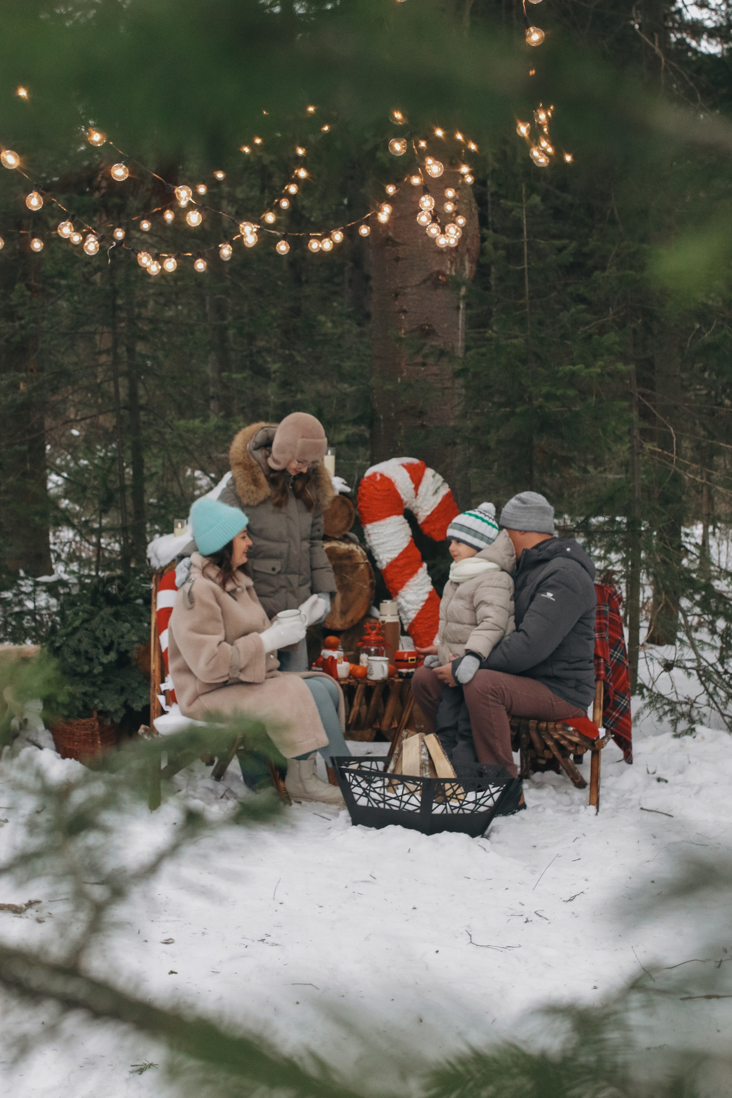 Лес зима. Семейный фотограф в Кемерово Мария Дорожко