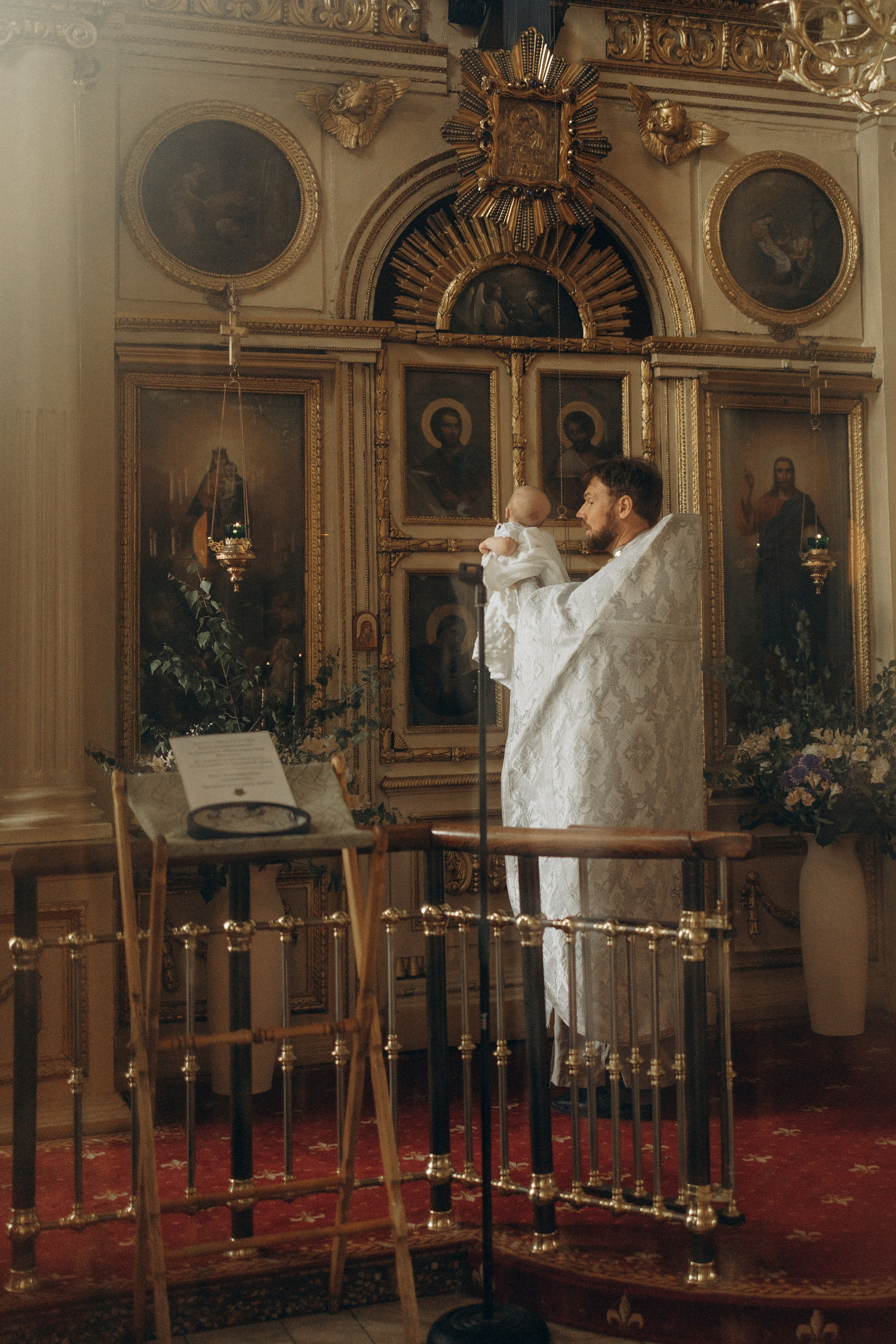 Таинство крещения. Семейный фотограф в Москве Валерия Карпова