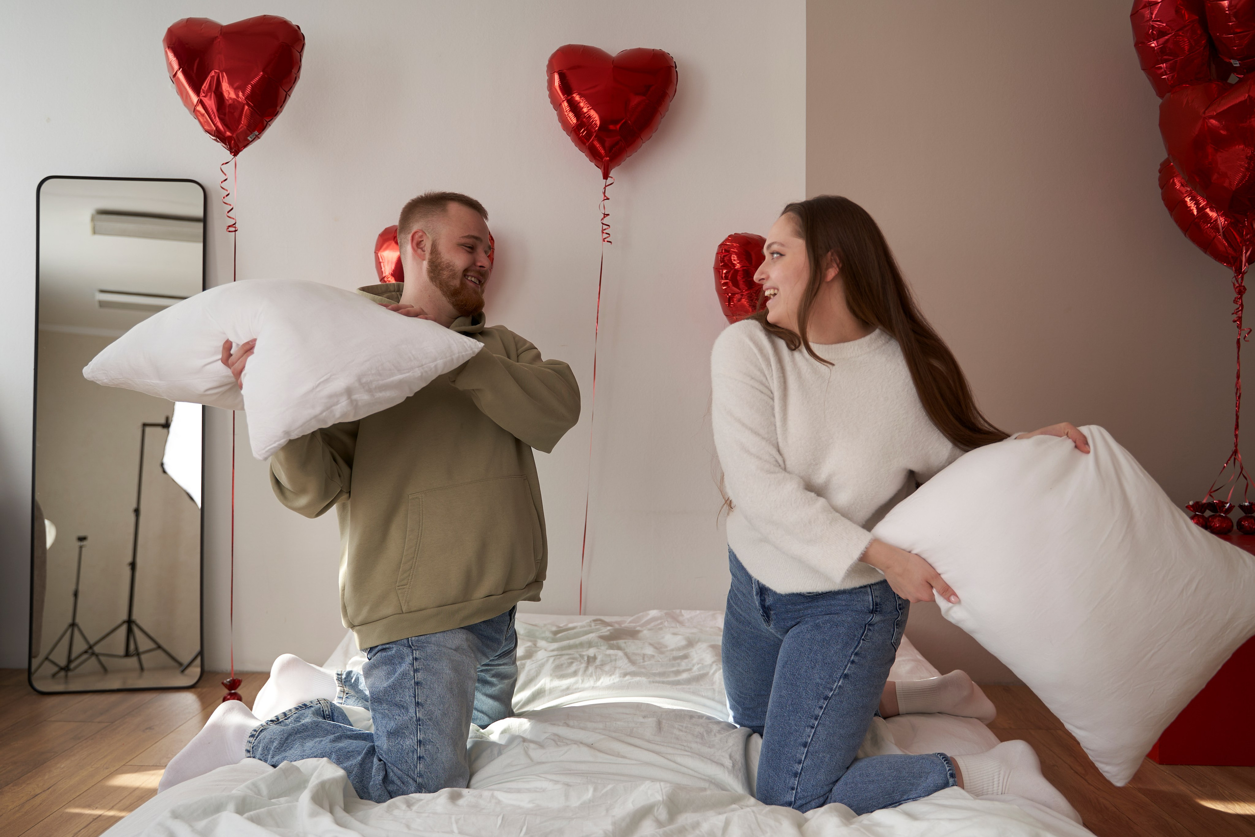 Студийная семейная фотосессия Полины и Кирилла. Студийный фотограф в Петропавловске-Камчатском