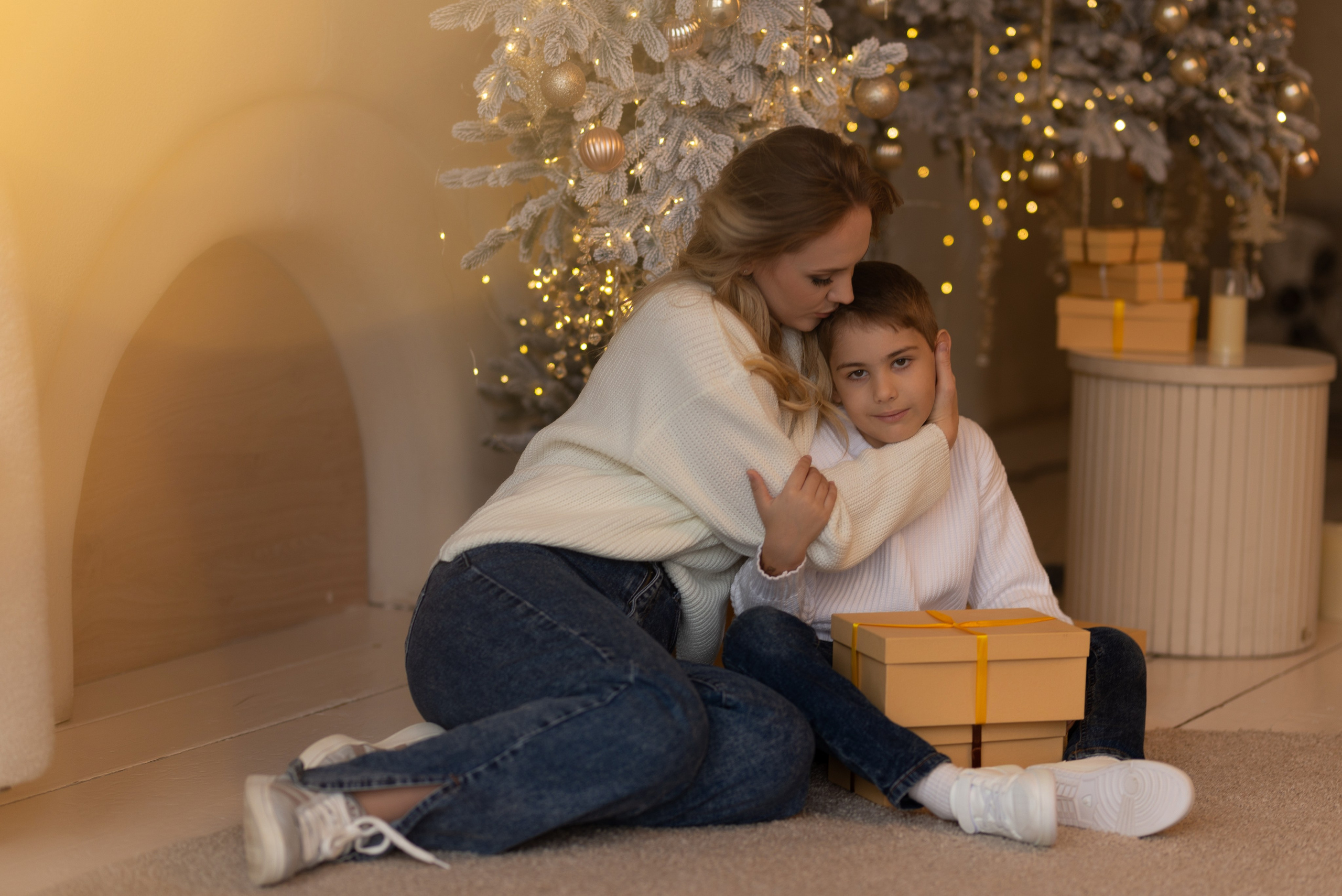 Новогодняя фотосессия Елизаветта и Кирилл. Портретный фотограф в г. Москва Солнцево Яковлева Анастасия