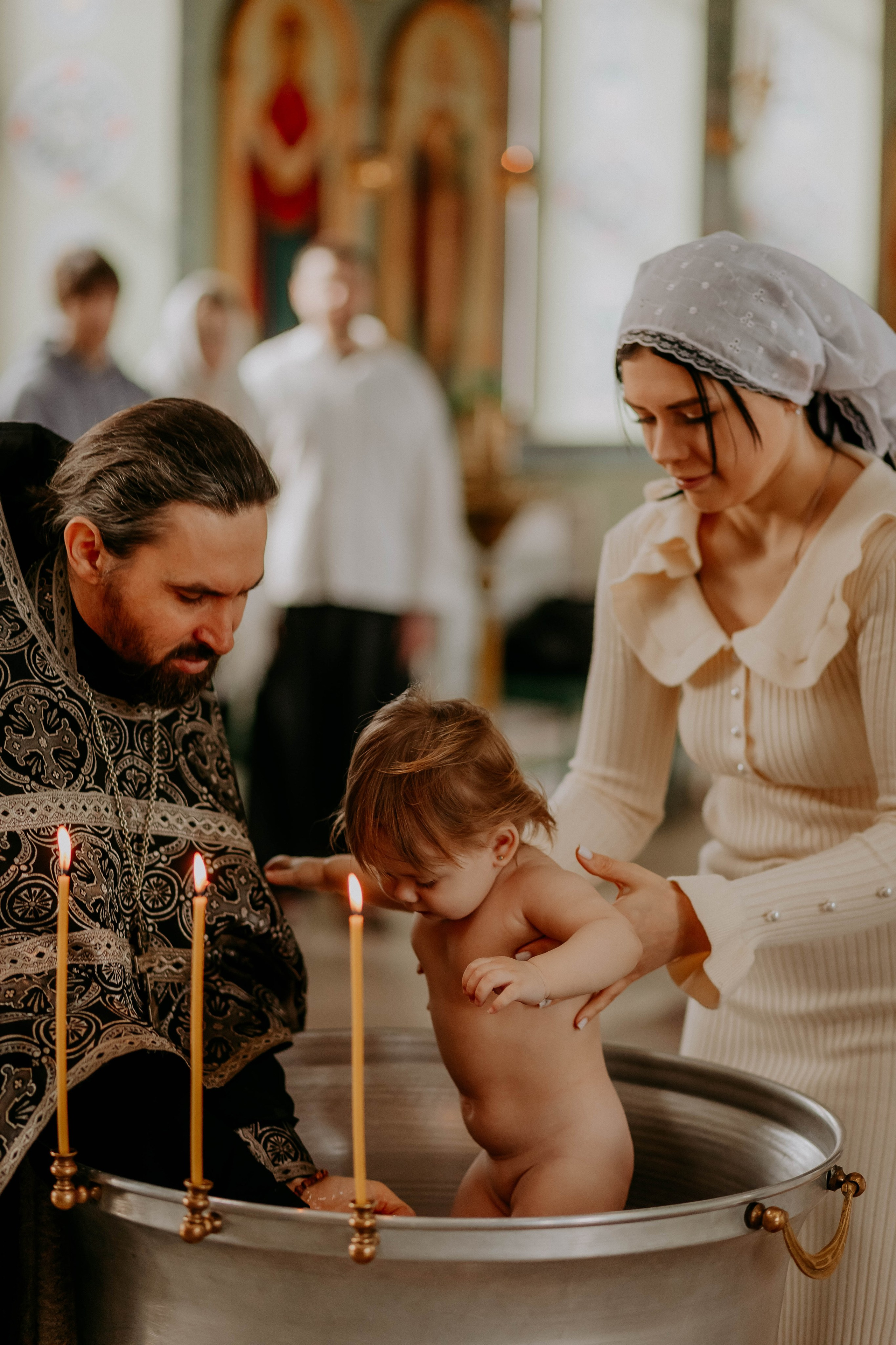 Крещение Василисы. Семейный фотограф в Волгодонске Краченцева Анна