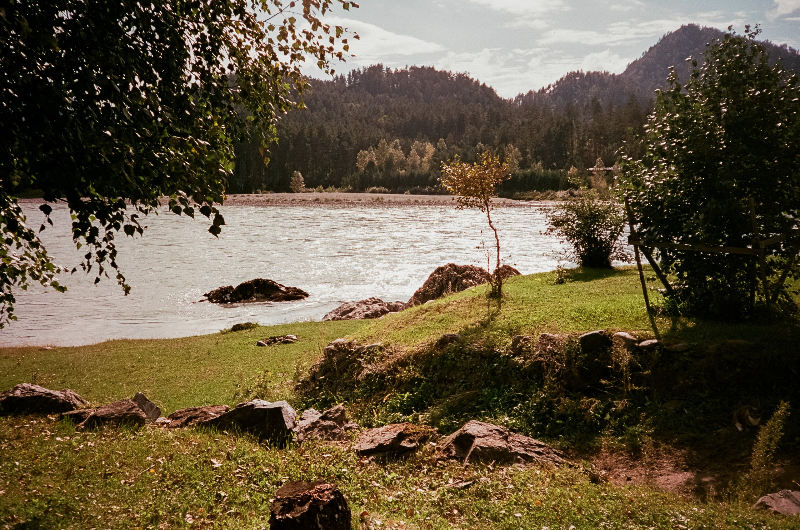 Село Черга в Верхах Алтая. Лошадки в Манжероке и панорамы Катуни. Фотограф-документалист Мария Осокина