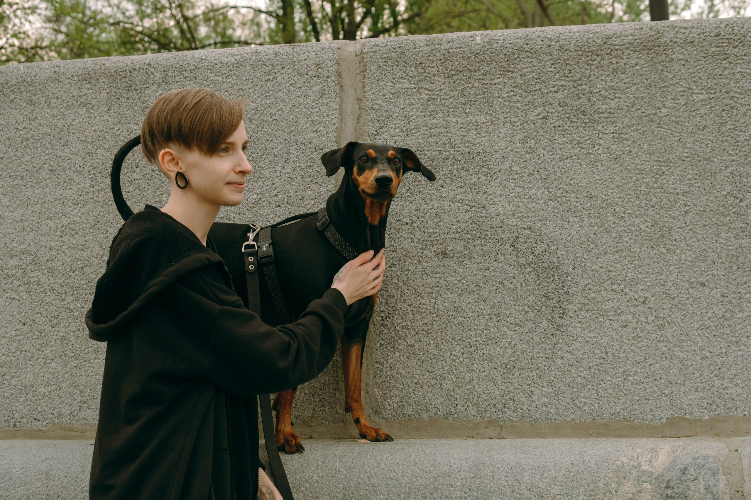 Кира, Максим и Аскара. Фотограф-анималист Ксения Воробьева, Москва