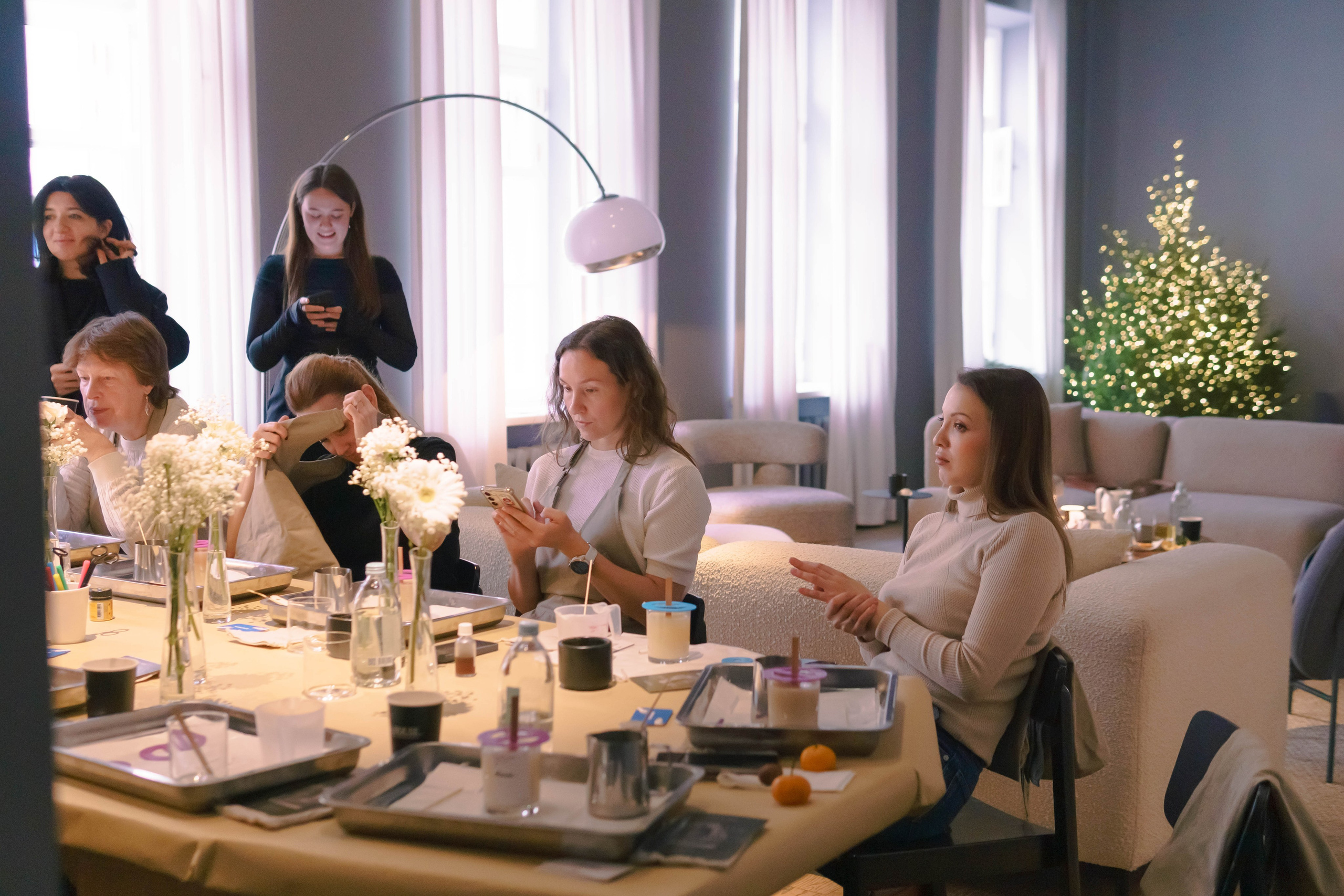 Новогодний мастер-класс по изготовлению свечей. Фотограф-анималист Ксения Воробьева, Москва