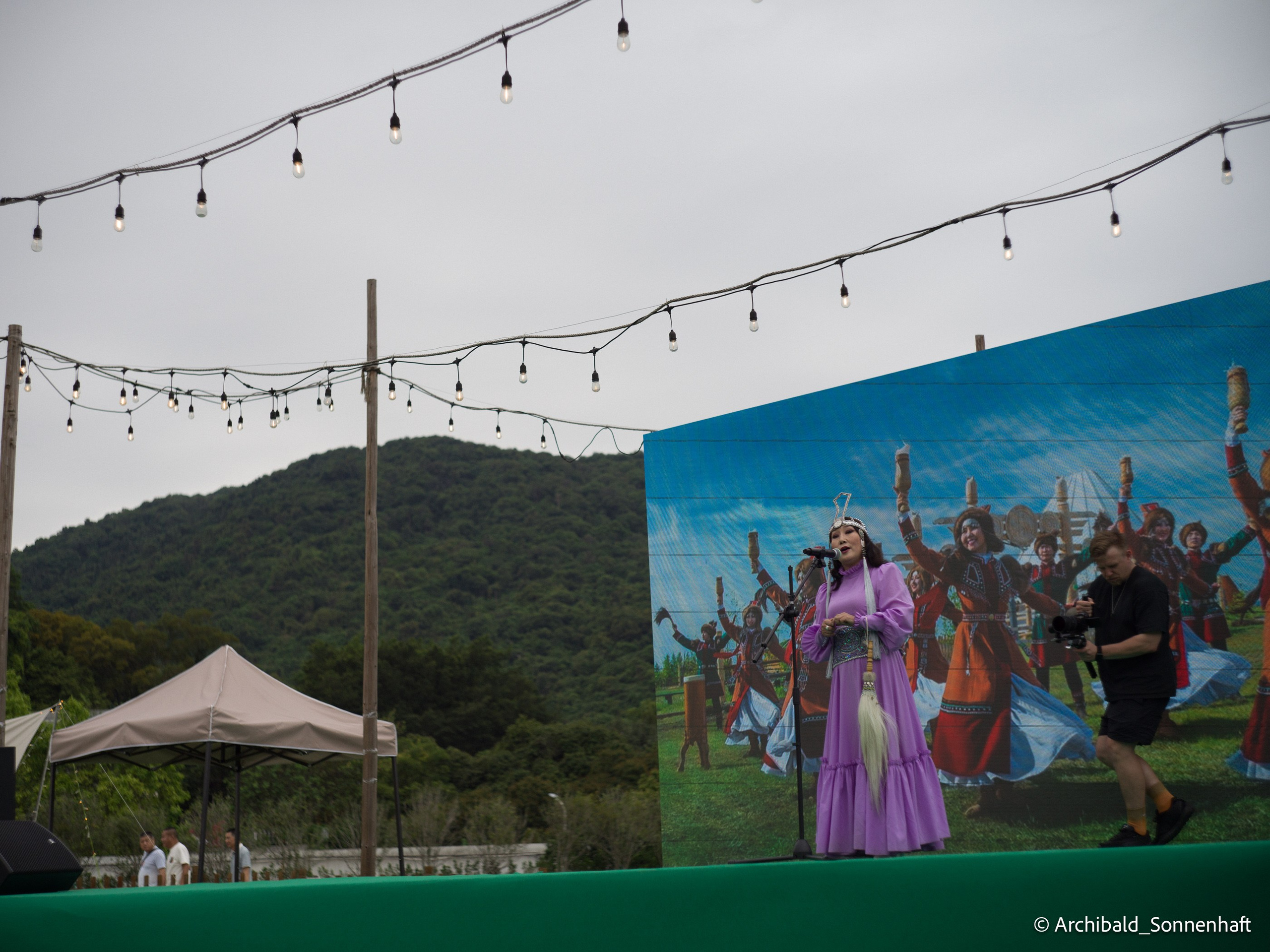 Yakuts festival of rebirth of nature after a hard winter. Photographer in Guangzhou, China. Archibald Sonnenhaft