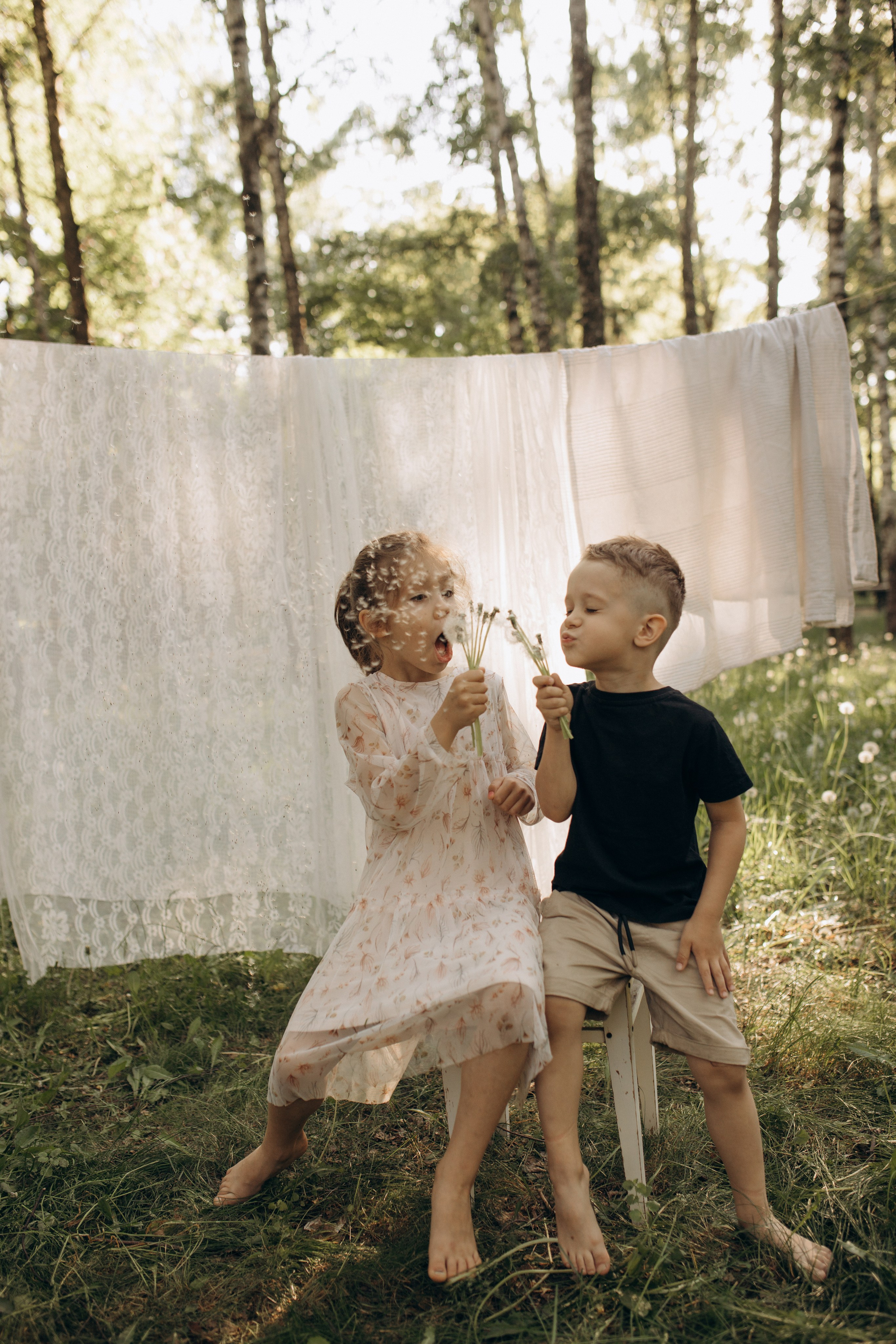 Ксюша, Даша, Миша. Фотограф Людмила Оюн