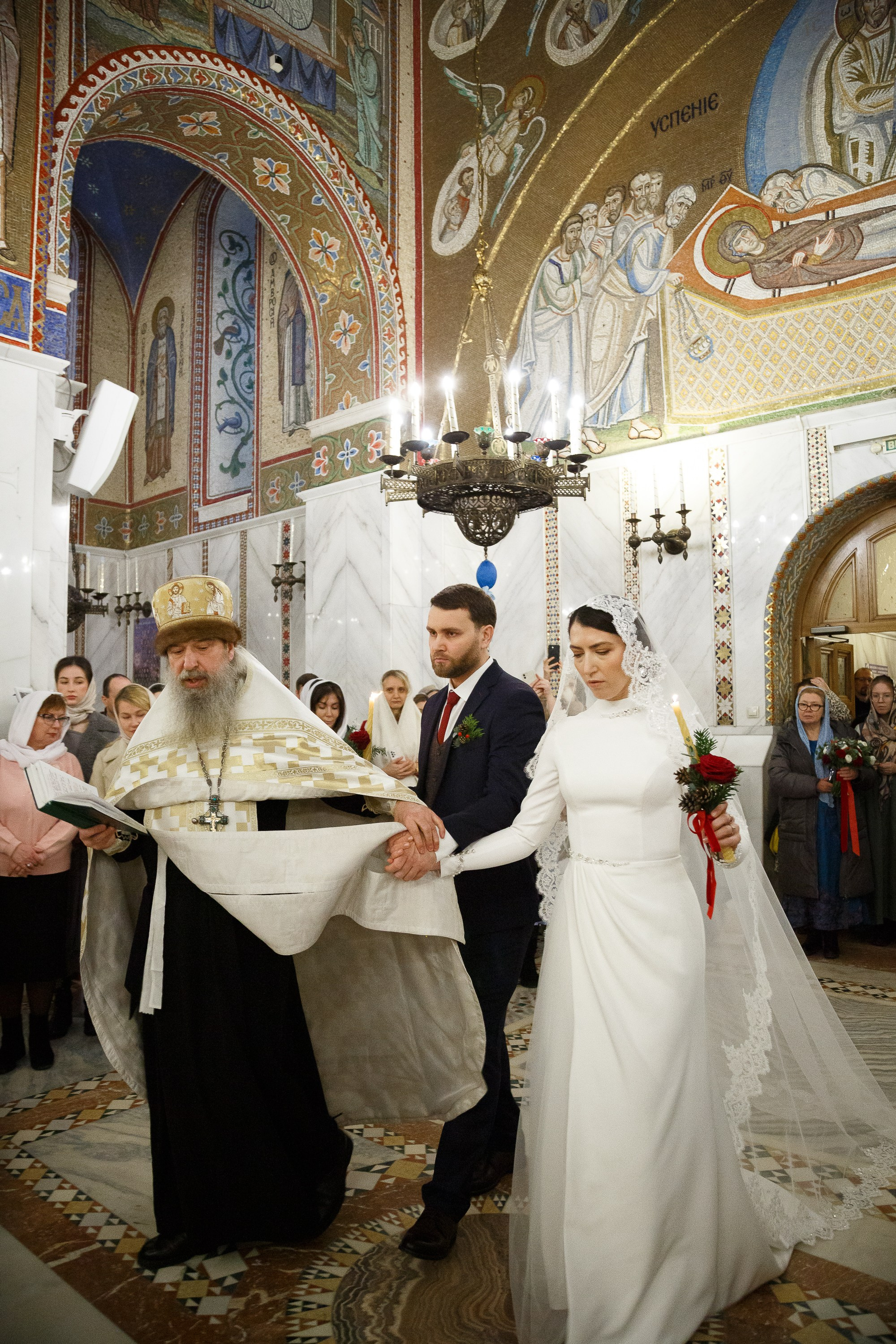 Венчание в храме Покрова Пресвятой Богородицы в Ясенево