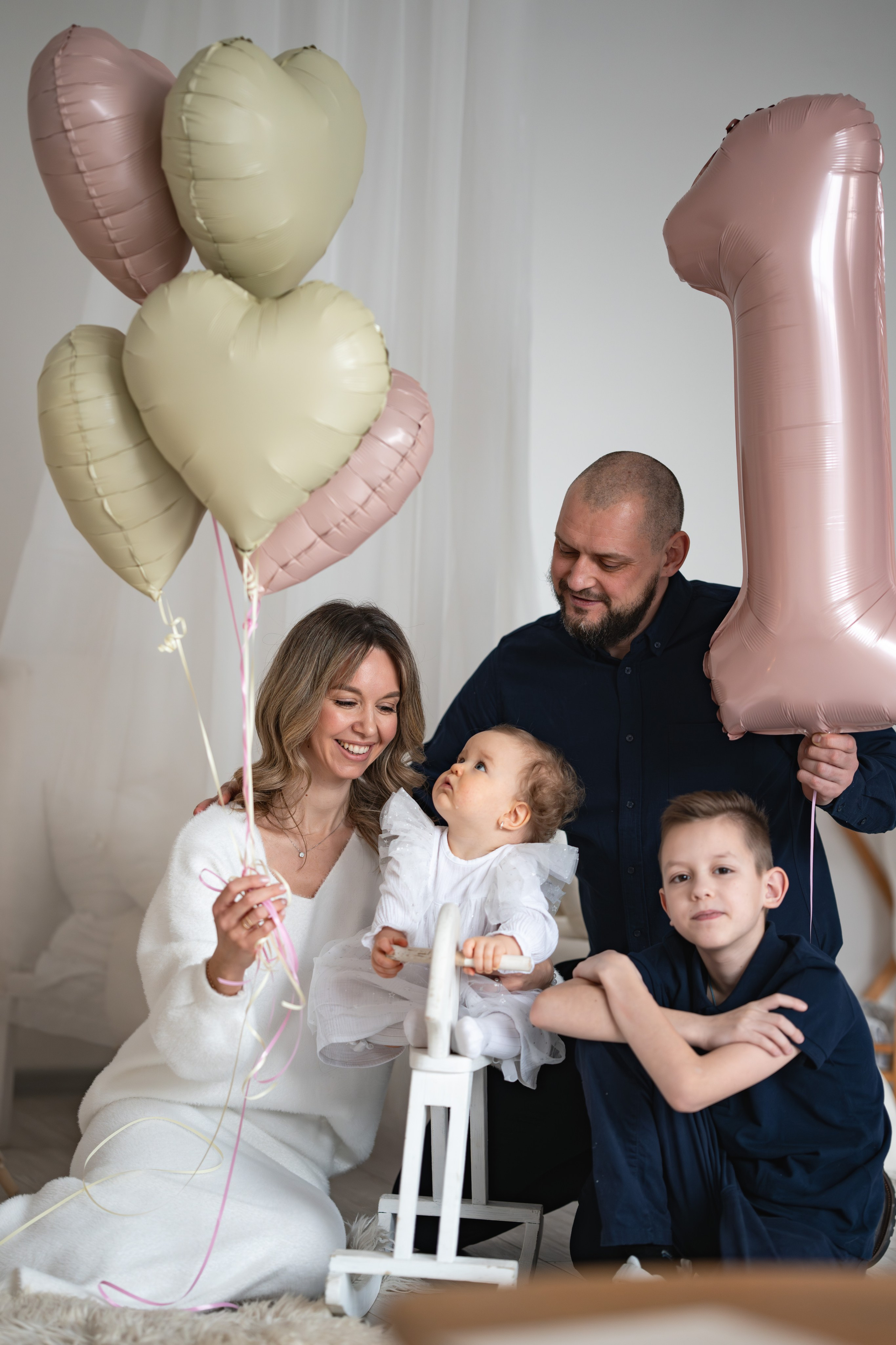 Годик прекрасной малышки Марики. Семейный и портретный фотограф в Санкт-Петербурге Татьяна Гримоть