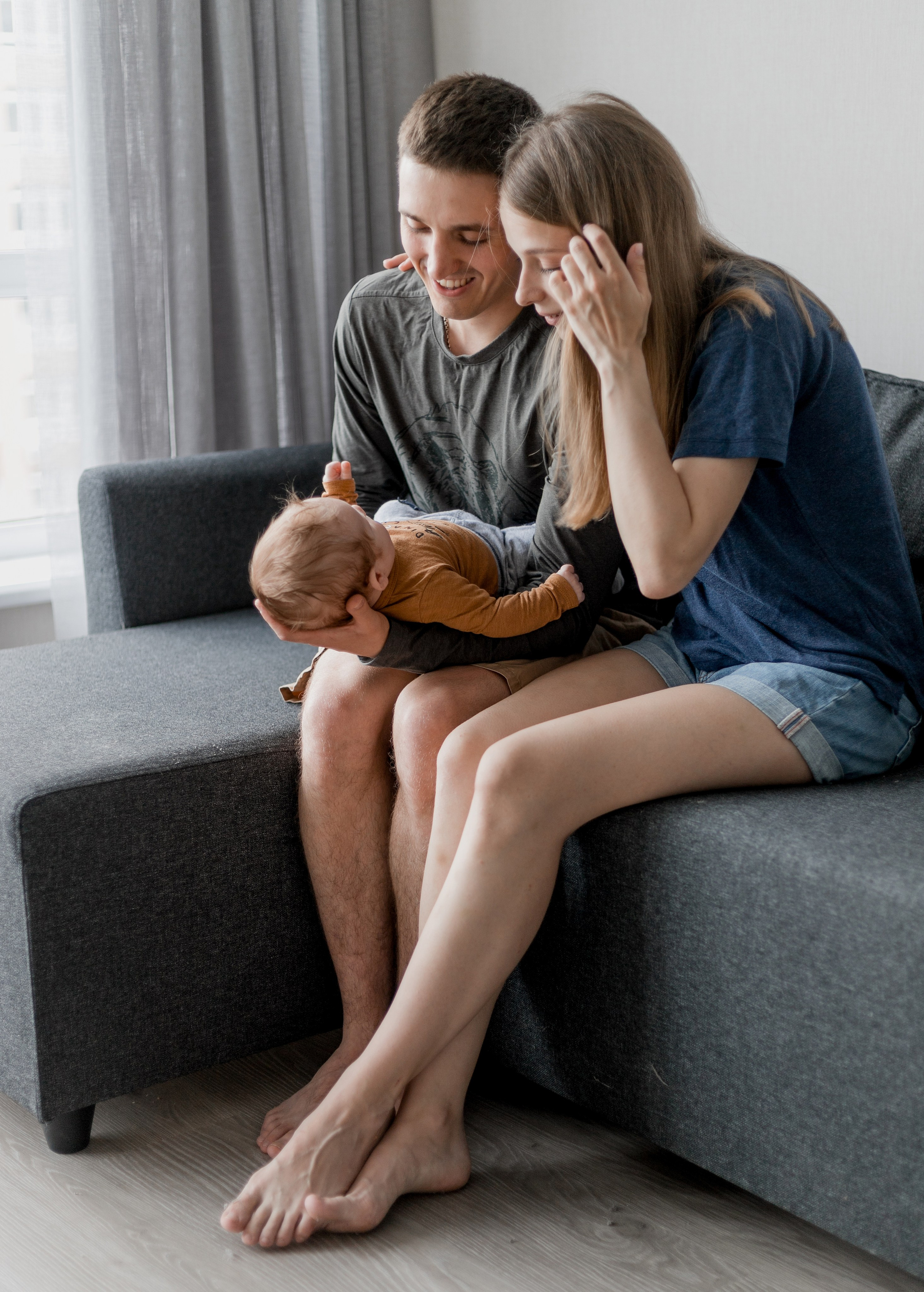 С малышом. Фотограф Софья Володкина