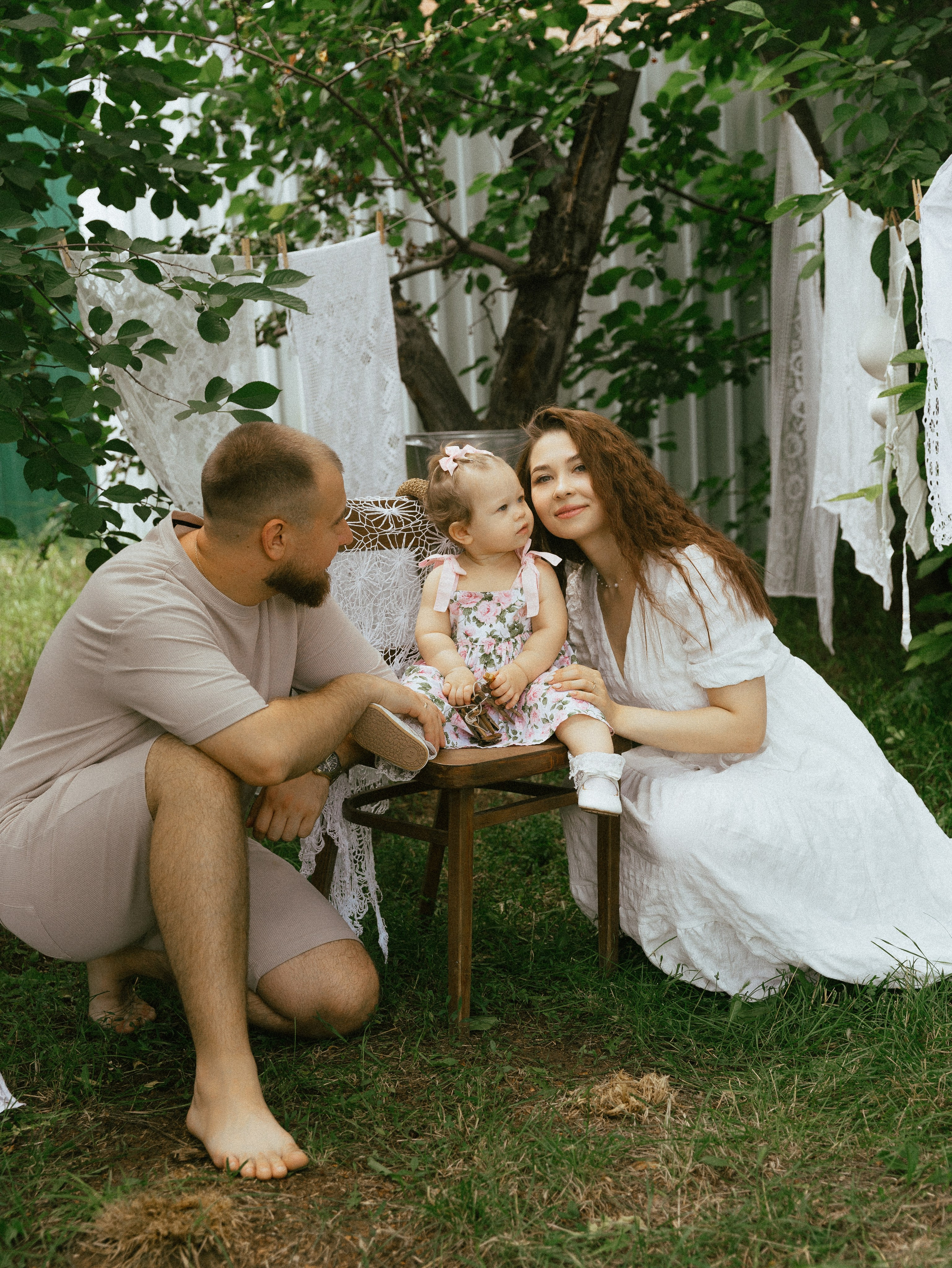 Маленькая Таисия с родителями. Фотограф в Волгограде