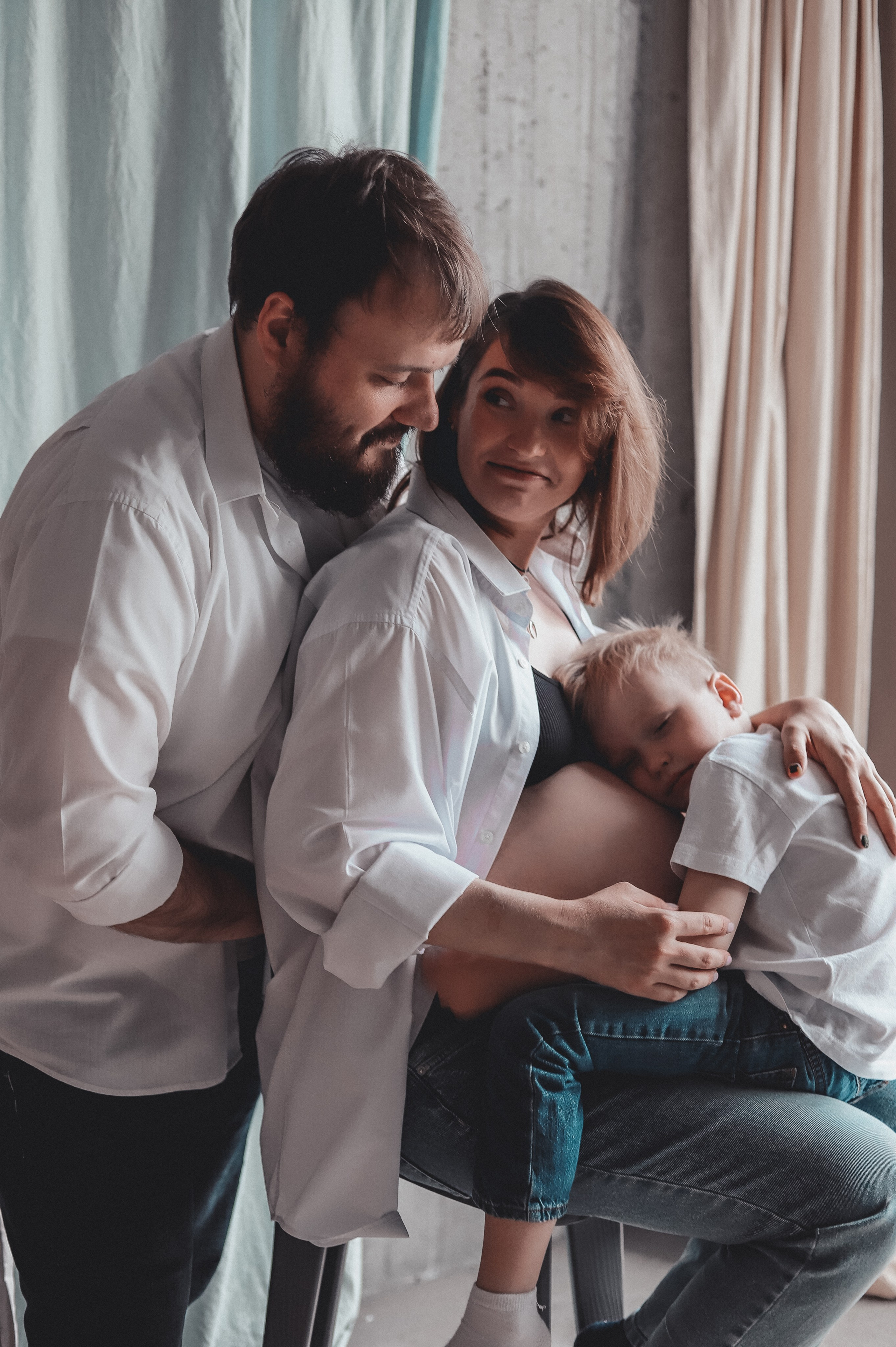 Семейная фотосессия - В ожидании чуда. Семейный и женский фотограф Кемерово Мария Степ