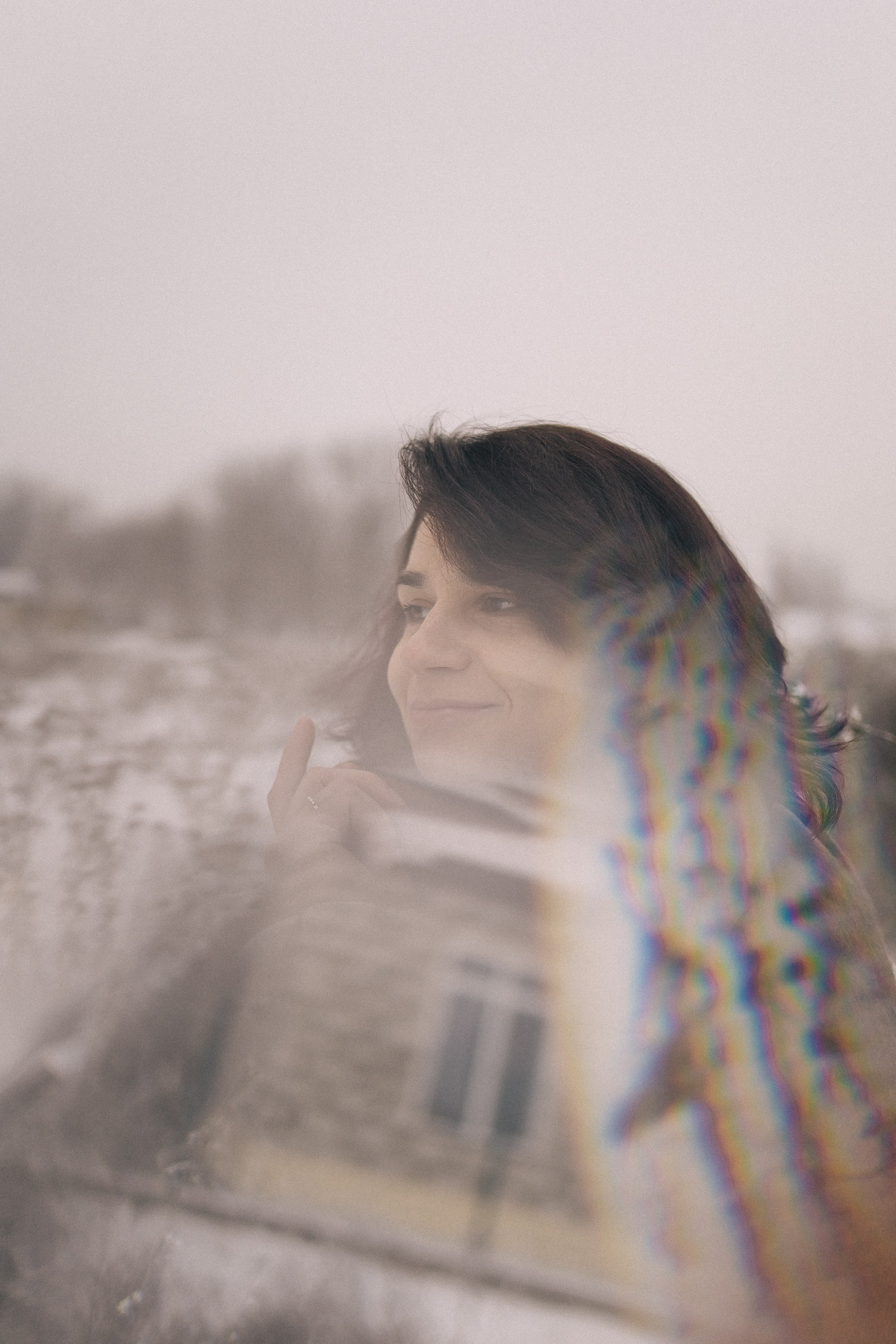 Ксю и снег / Алматы. Фотограф Наталья Гончарова. Снимаю живые портреты в Алматы