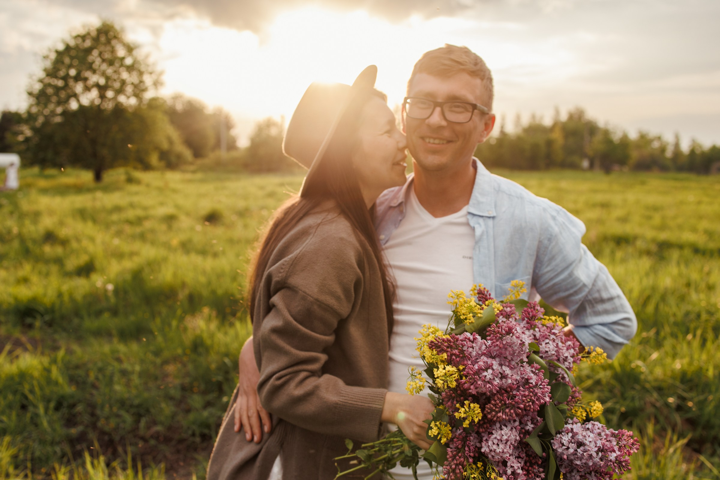 Вечер в поле. Фотограф в Санкт-Петербурге Аня Григорьева ♡