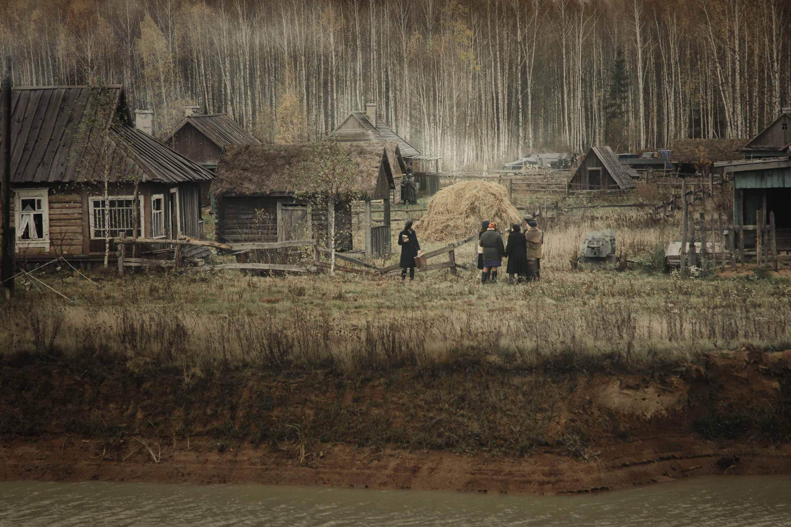 Военно-историческая реконструкция, реконструкция ВОВ, реконструкторы, кинокомплекс Военфильм, репортаж, 1941 год, Битва за Москву, Подольские курсанты, Ильинский рубеж