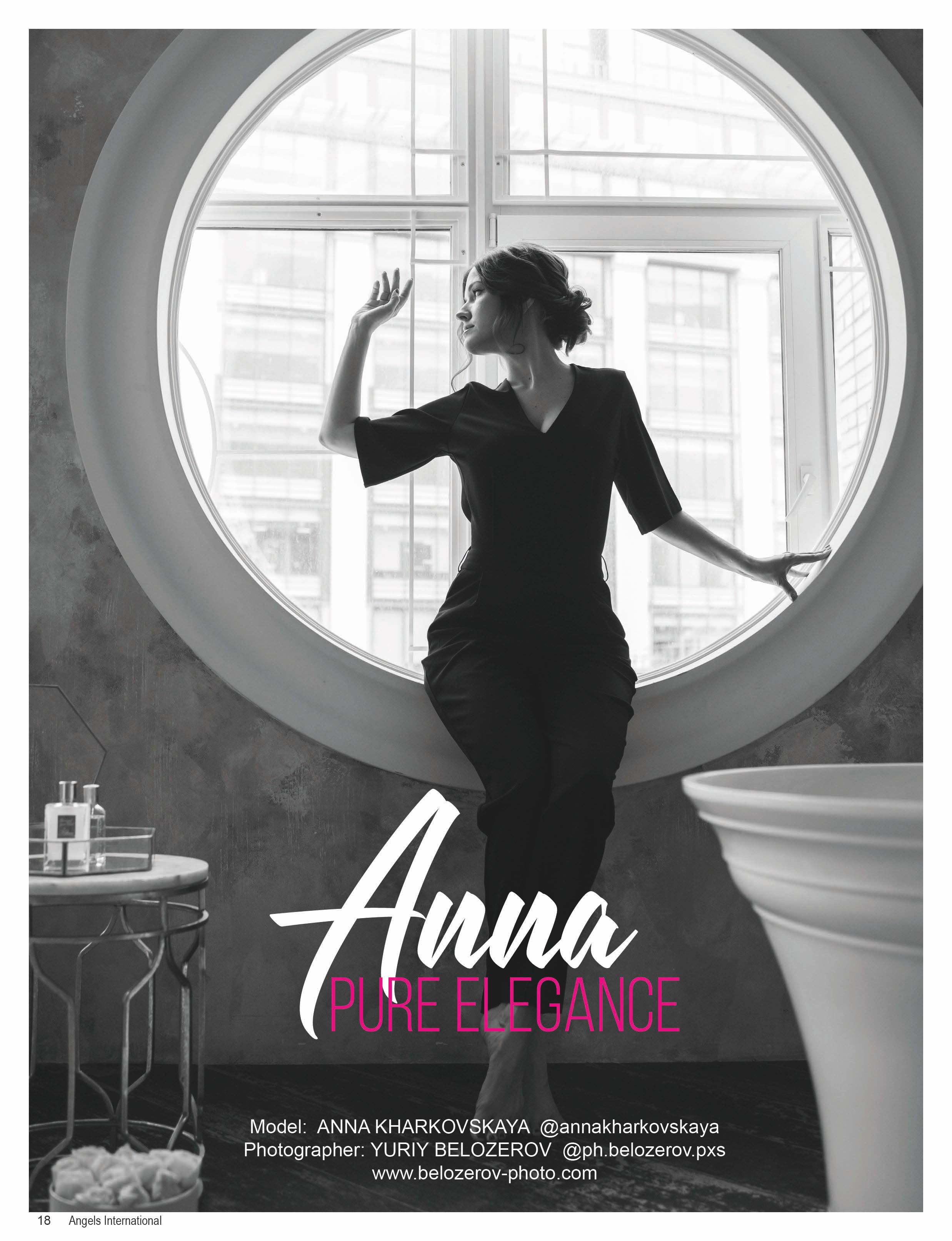 Angels international mag (September). Юрий Белозёров фотограф