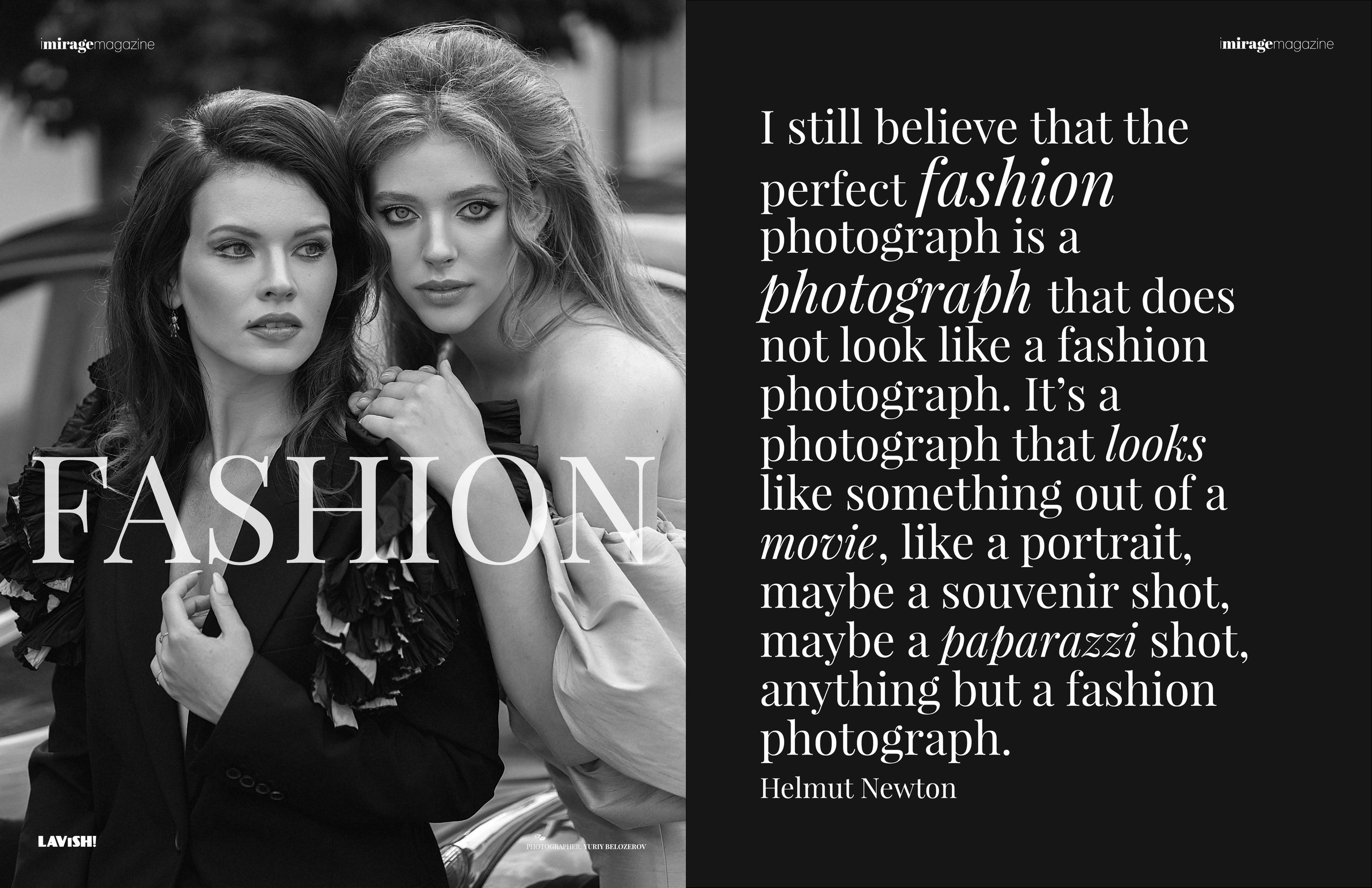 Imirage Magazine (Toronto, Canada). Юрий Белозёров фотограф