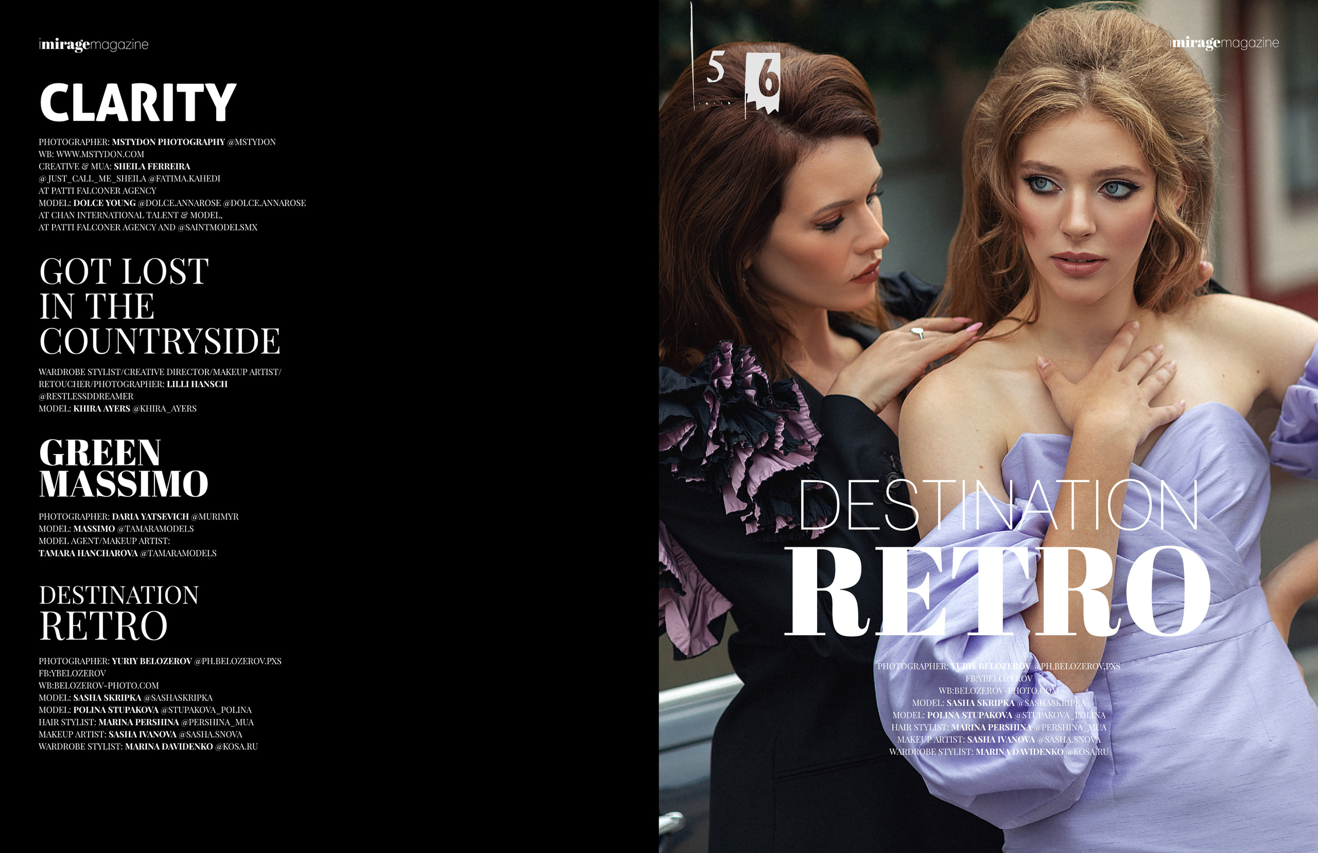 Imirage Magazine (Toronto, Canada). Юрий Белозёров фотограф