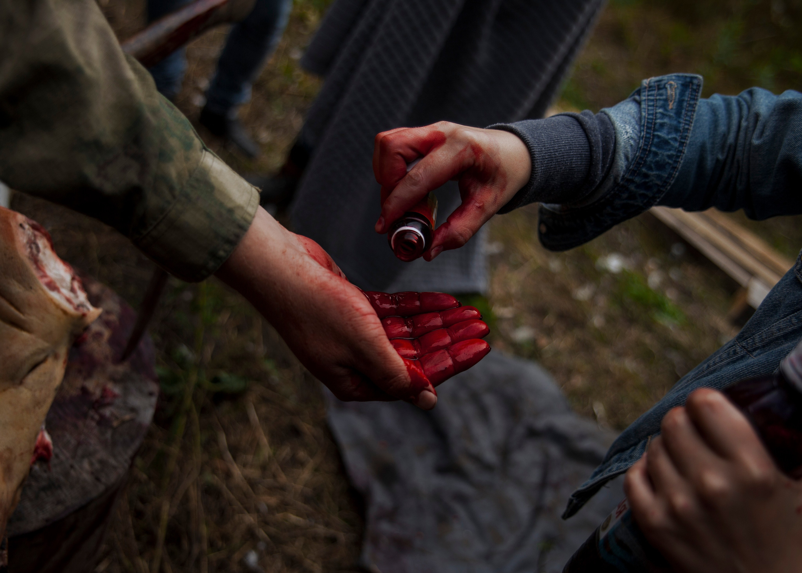 Backstage со съёмок фильма «Reverenсе». Портретный фотограф в Москве Дарья Цезария