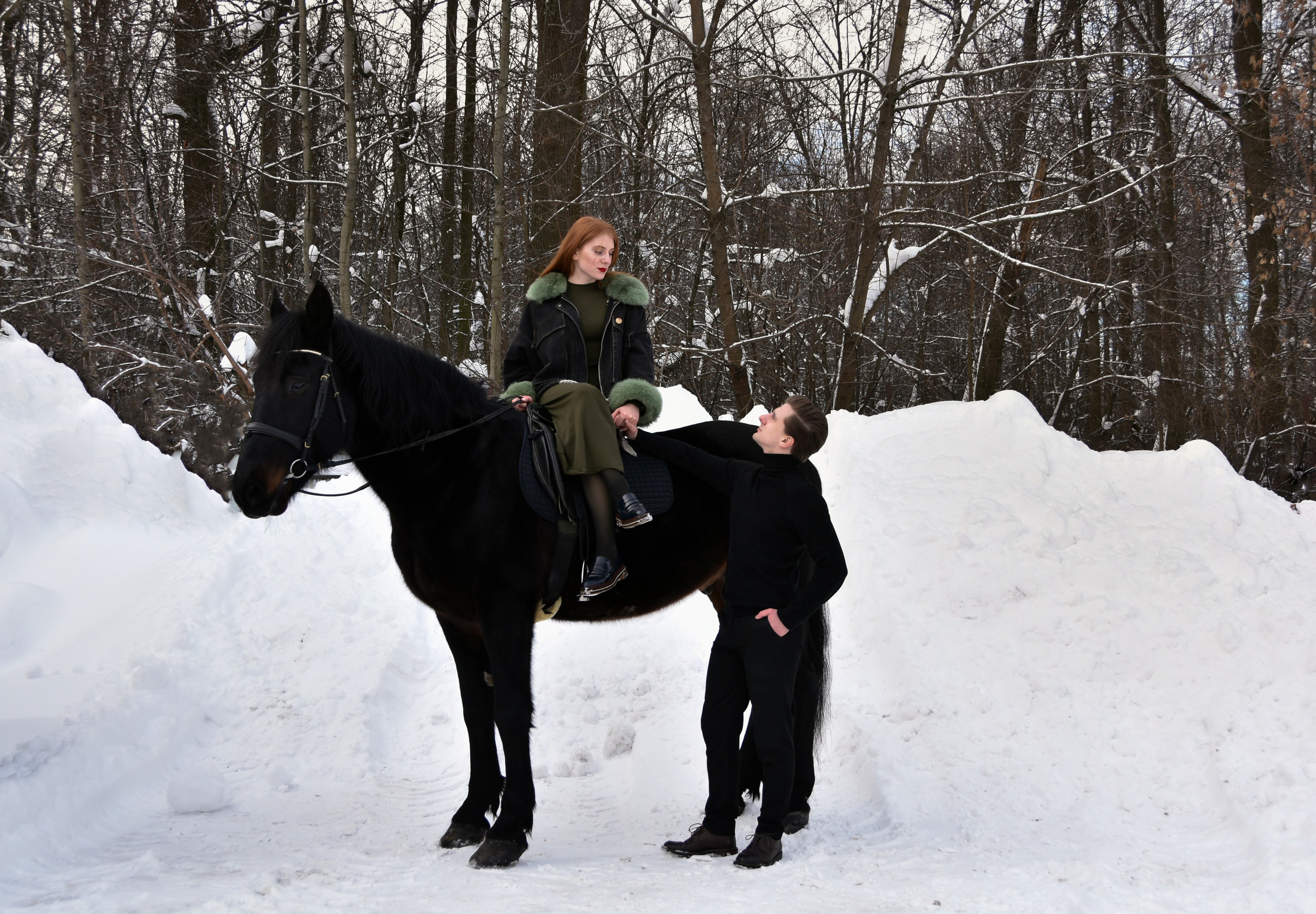 Данила и Ила. Фотосессия. Конный фотограф Москва