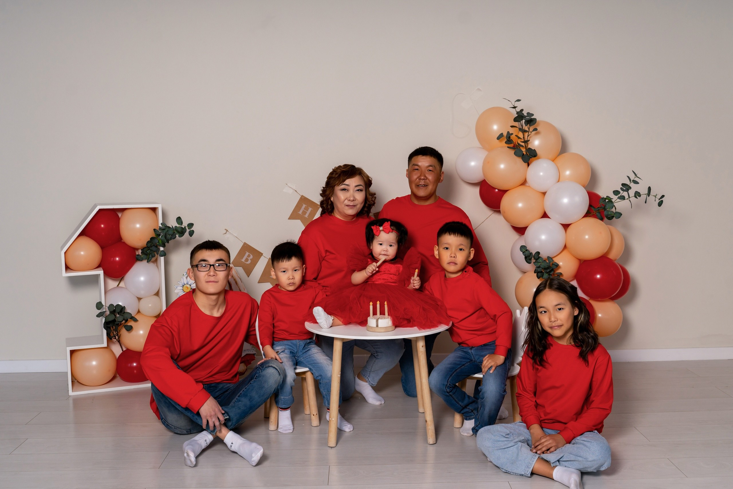 Комплекты Family look. Фотостудия Малина в городе Улан-Удэ. Фотограф Ирина Жарникова