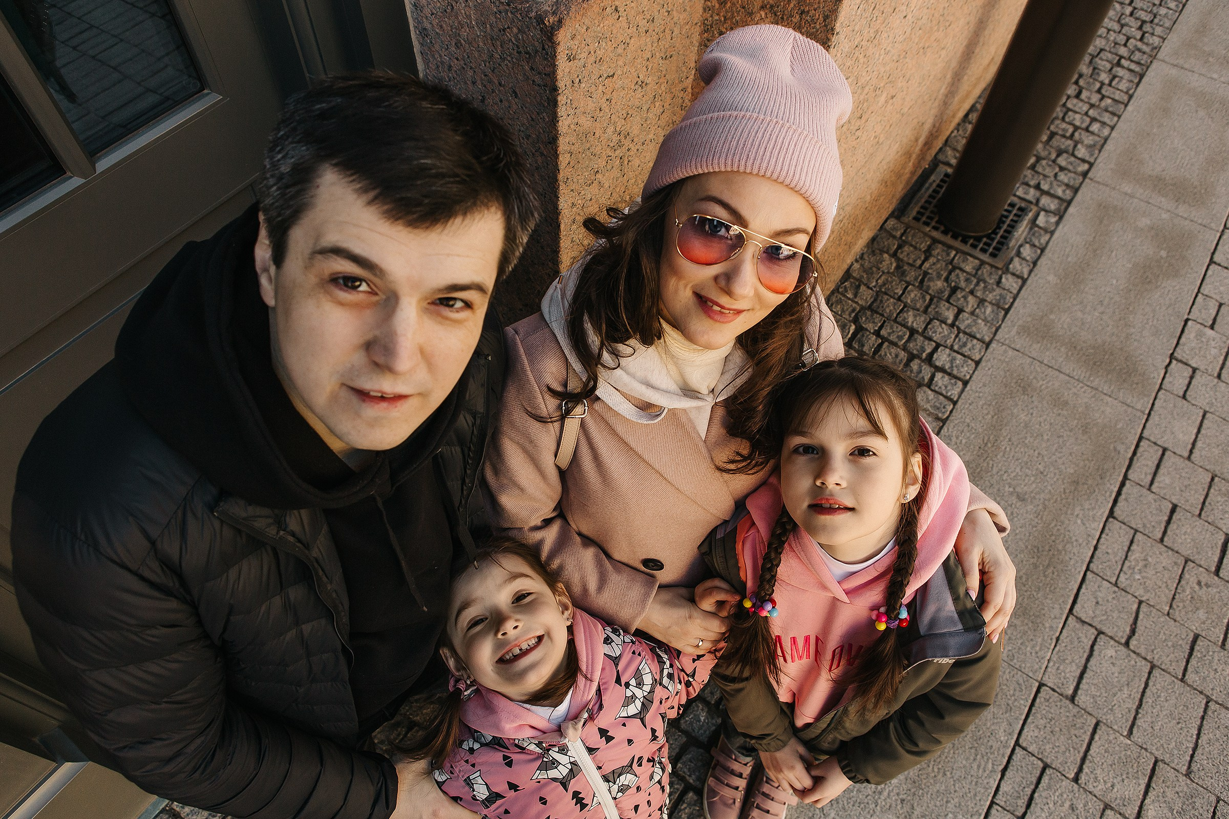 Лена, Сережа, Настя и Катюша. Семейный и портретный фотограф в Санкт-Петербурге