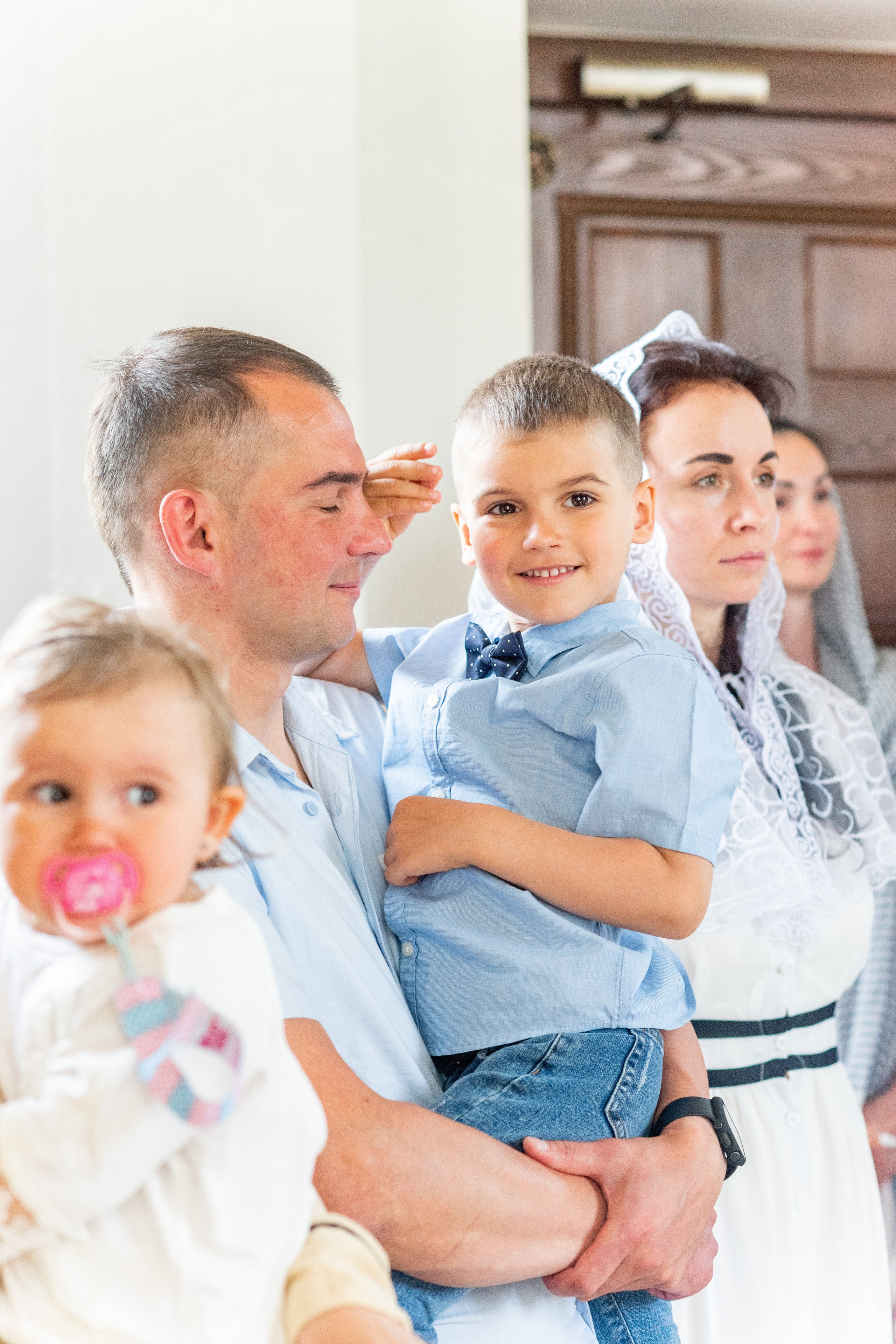 Крещение Ники. Фотограф Юлия Попова