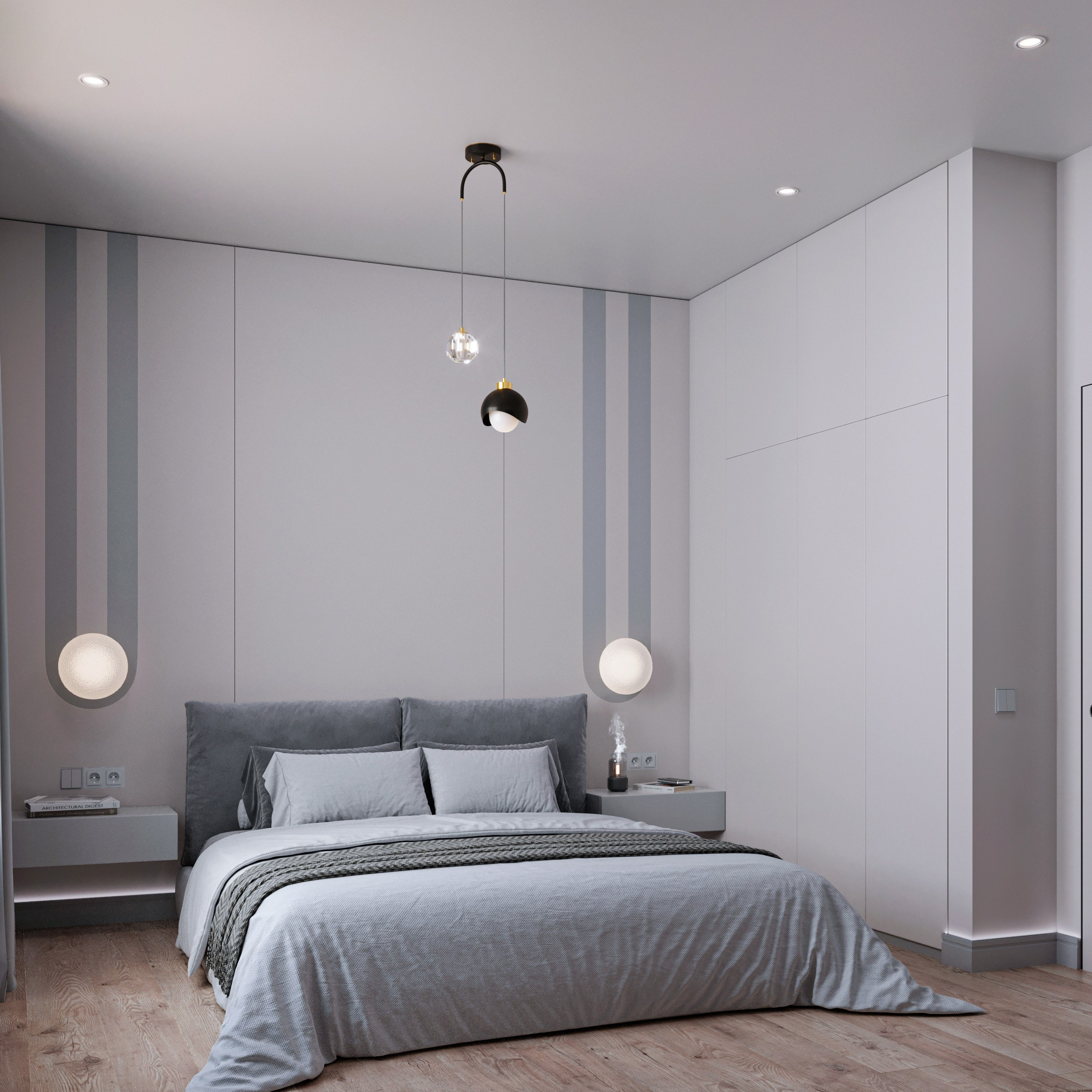 Swifts' quarter. 3D visualization of exteriors and interiors