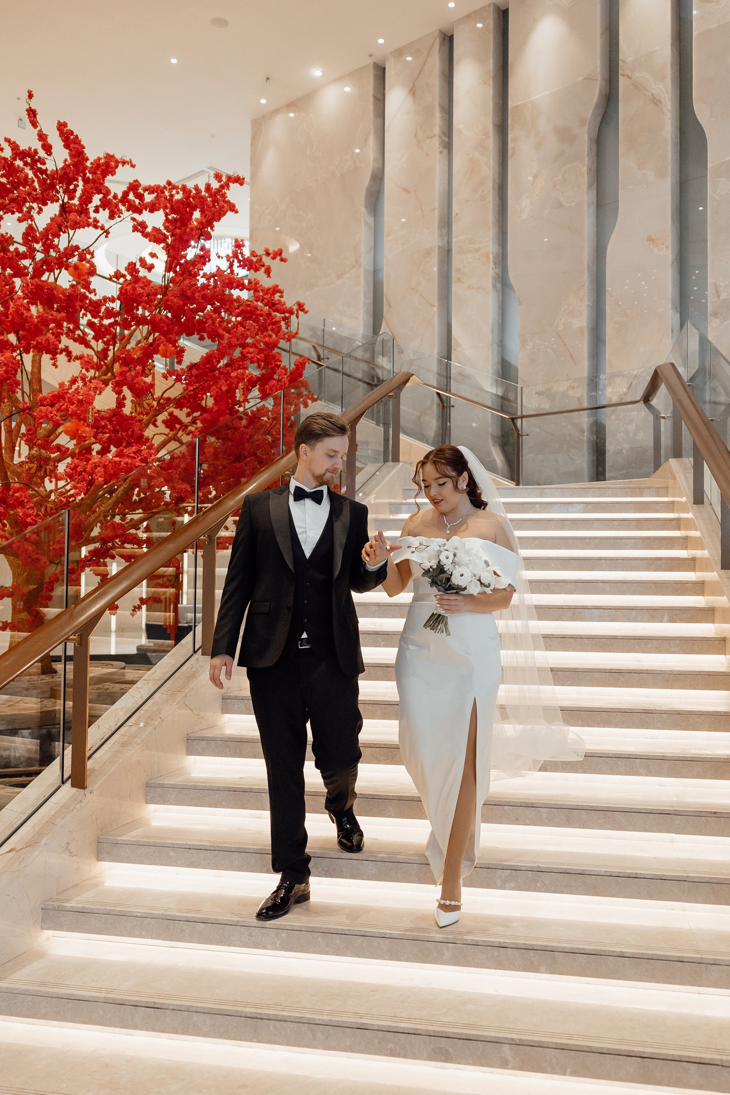 свадебная фотосессия в отеле Soluxe hotel Moscow