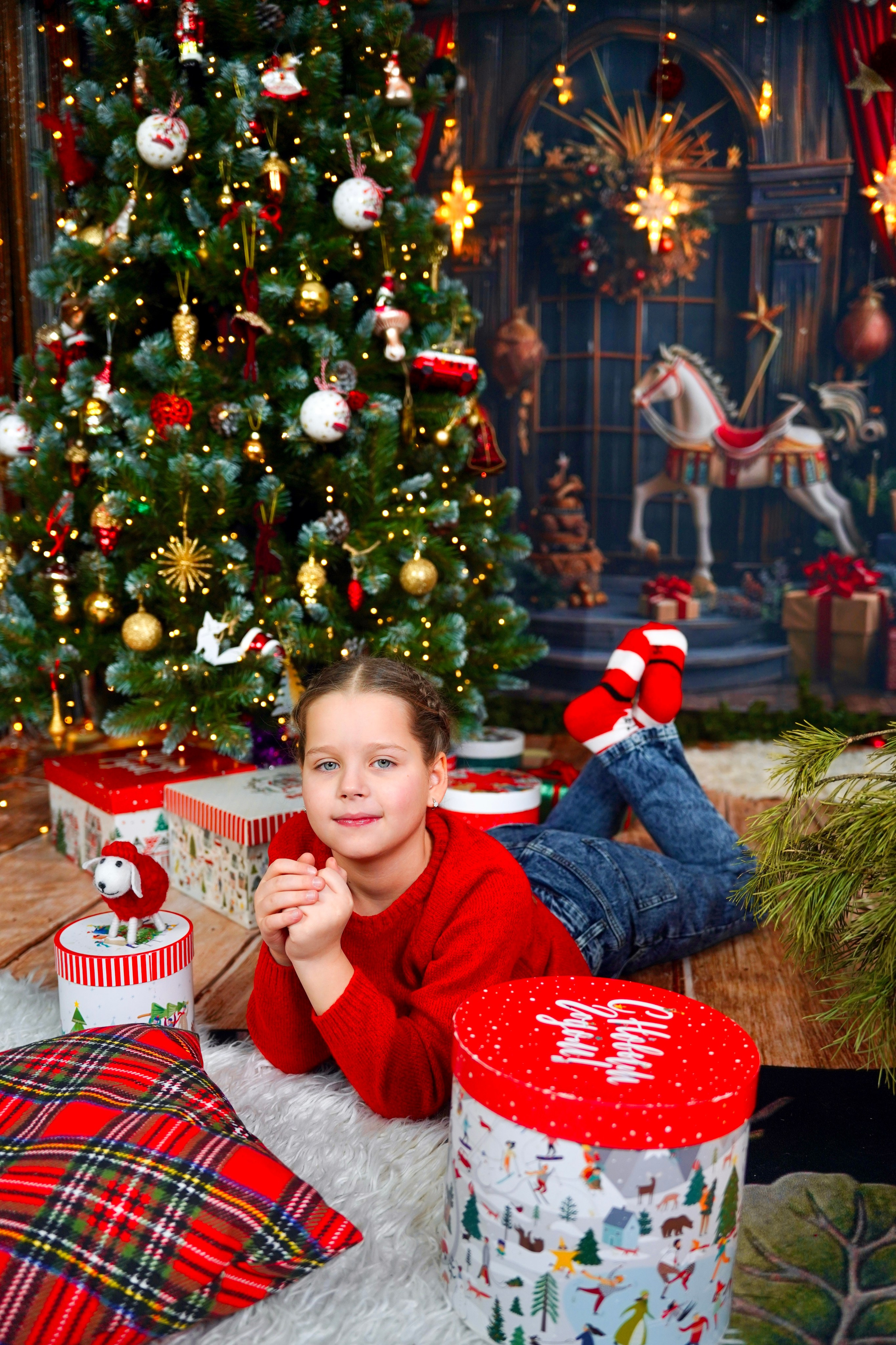 Новогодний фотопроект 2025 № 3. Семейный и детский фотограф Александра Гвоздикова