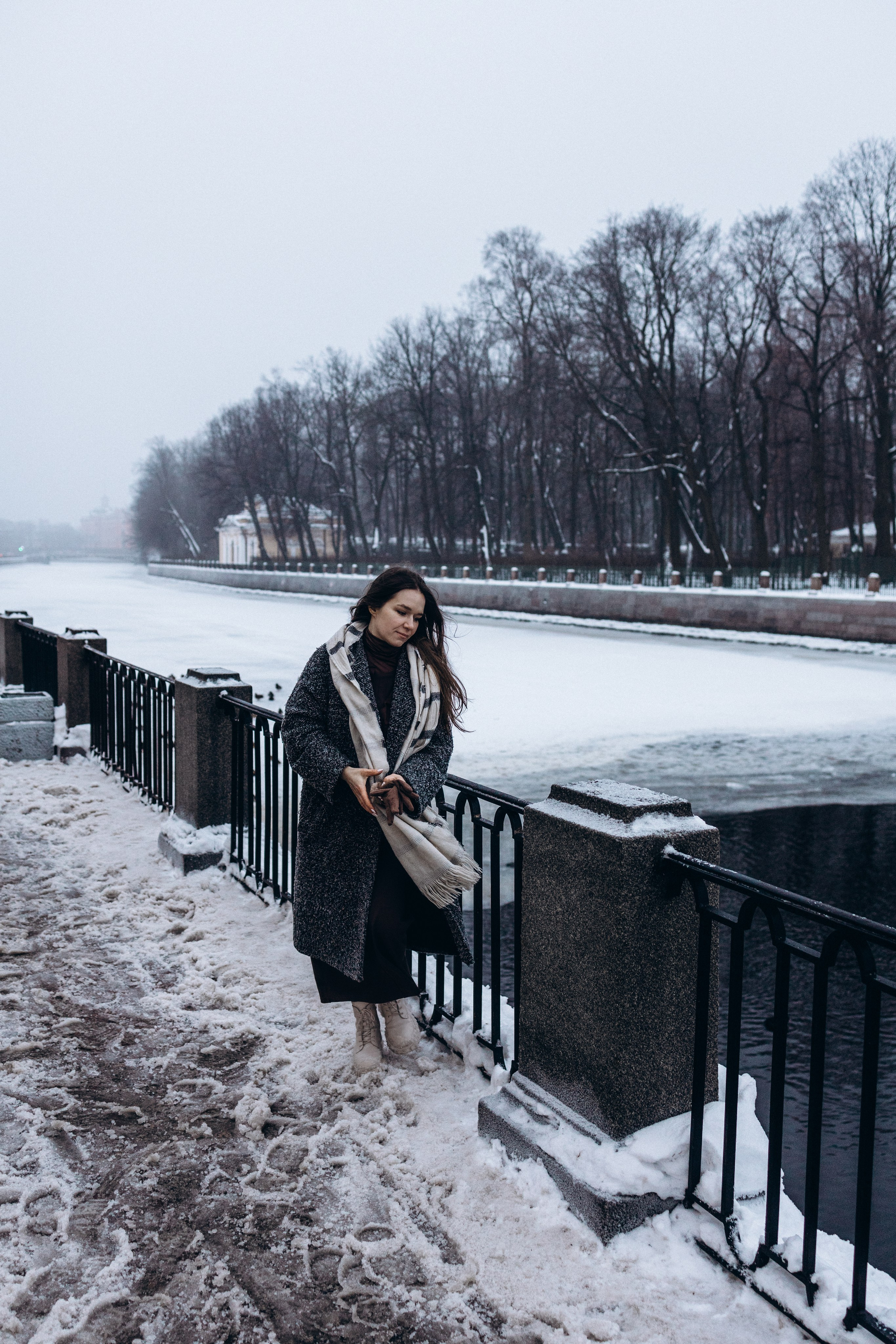 В объятьях снега и Невы. Семейный фотограф в Санкт-Петербурге Лена Соколова
