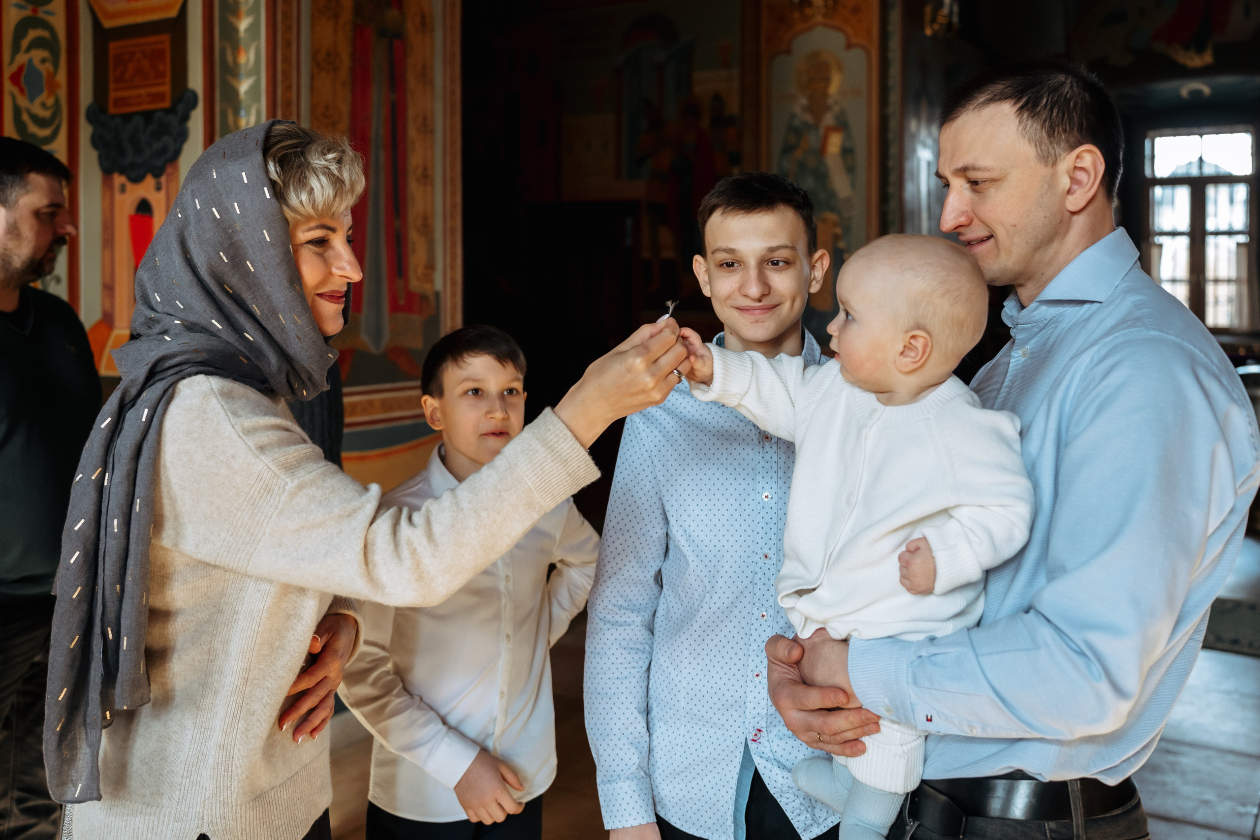 Крещение Мирона. Фотограф Казакова Анастасия