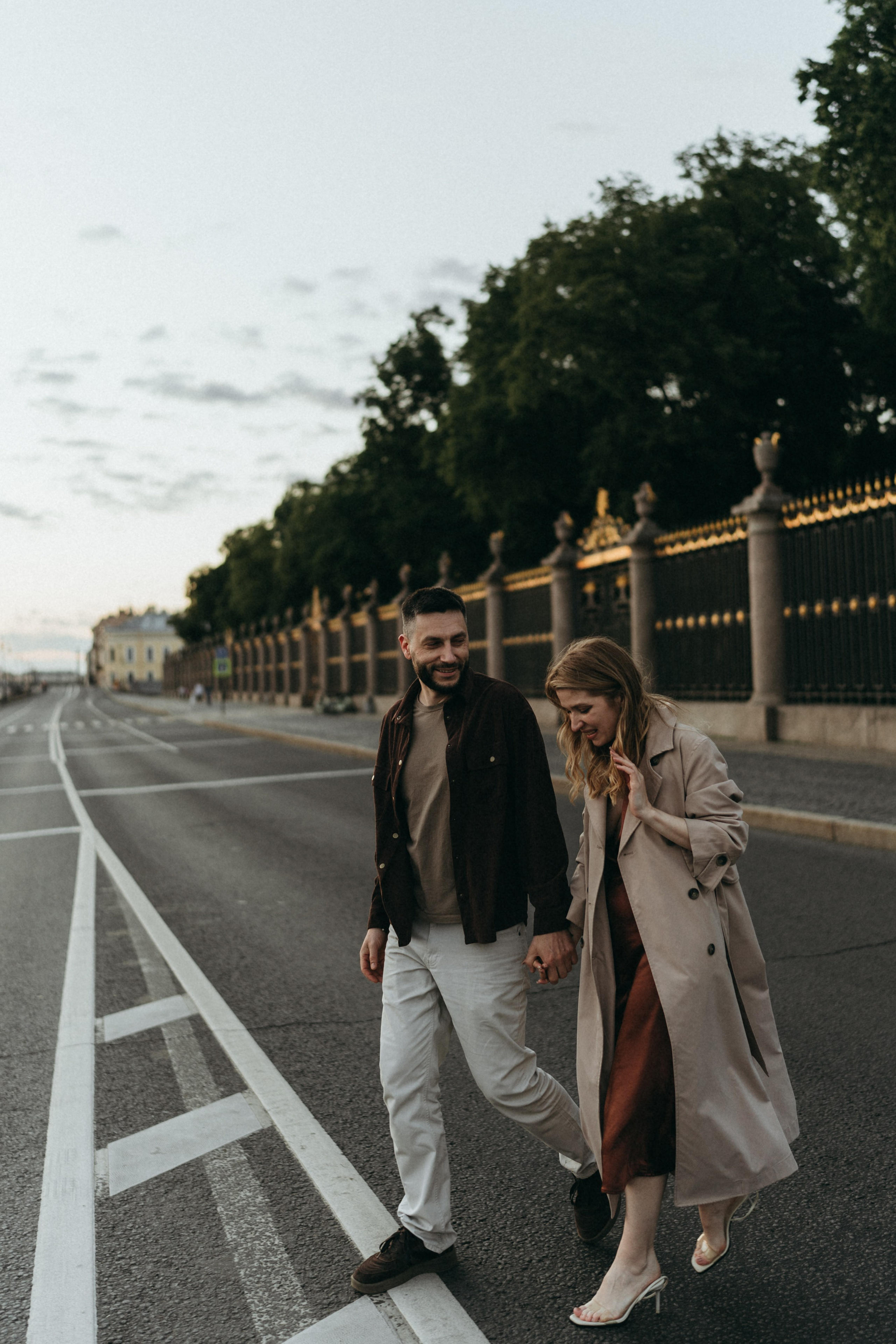 Максим и Настя / Разводные мосты. Фотограф в Санкт-Петербурге — Лучина Екатерина