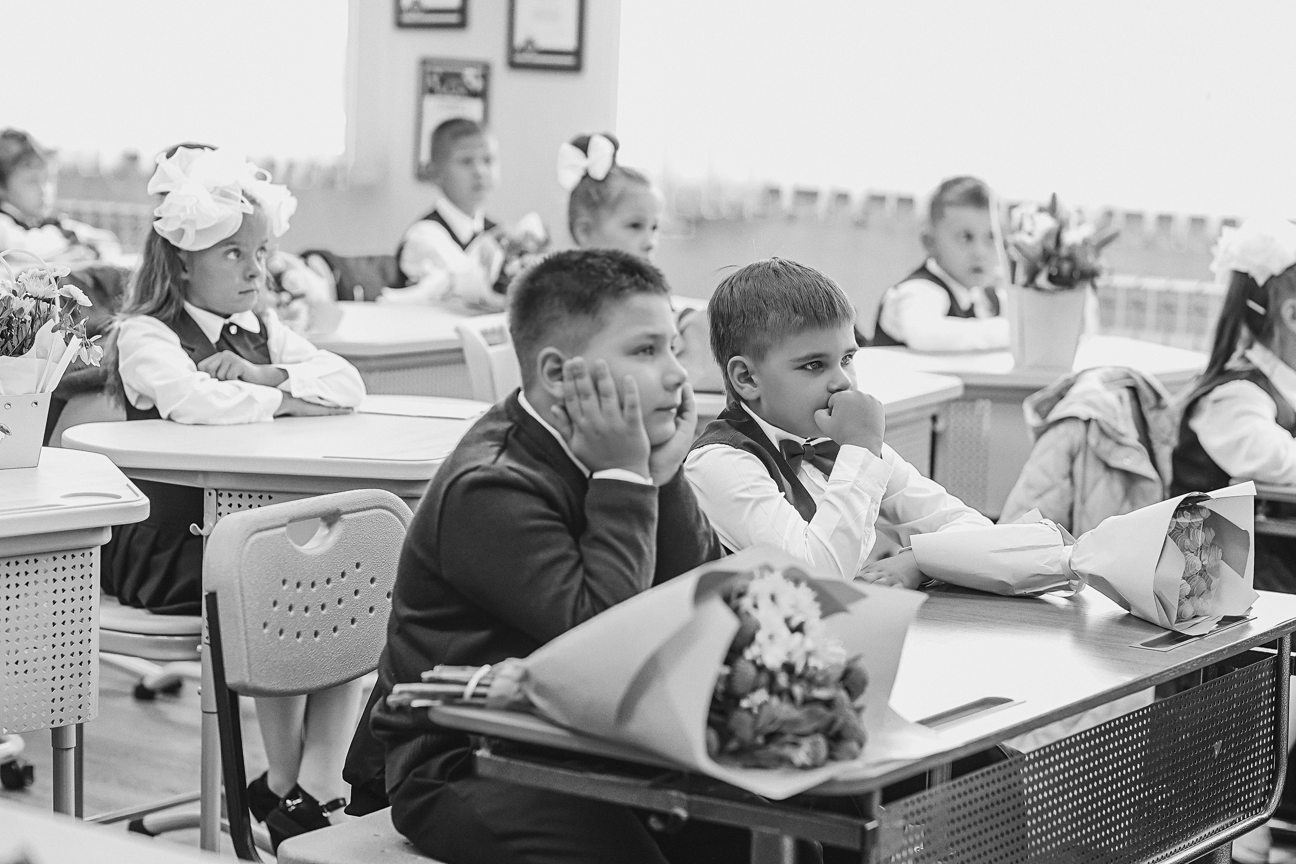 1 сентября линейка+кл час+портреты. Семейный фотограф Тюмень, фотограф на роды Салмина Мария