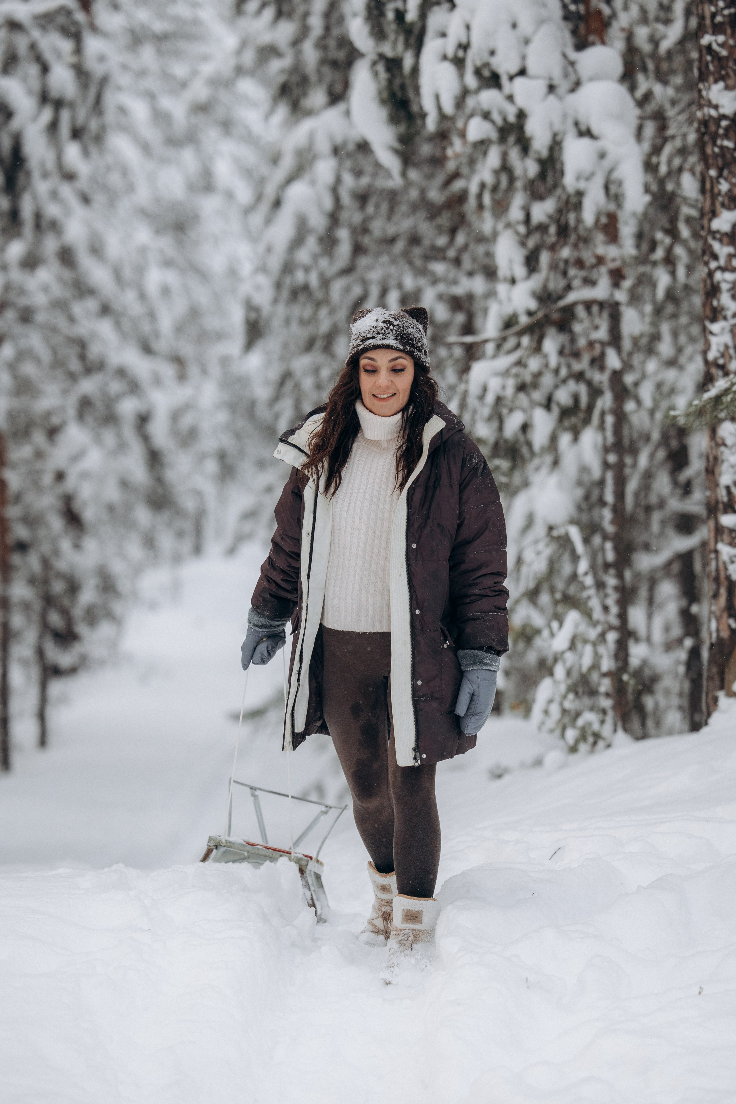 Зимняя история, Света и Чарли. Фотограф анималист в Казани Алина Сулейманова. Фотограф животных