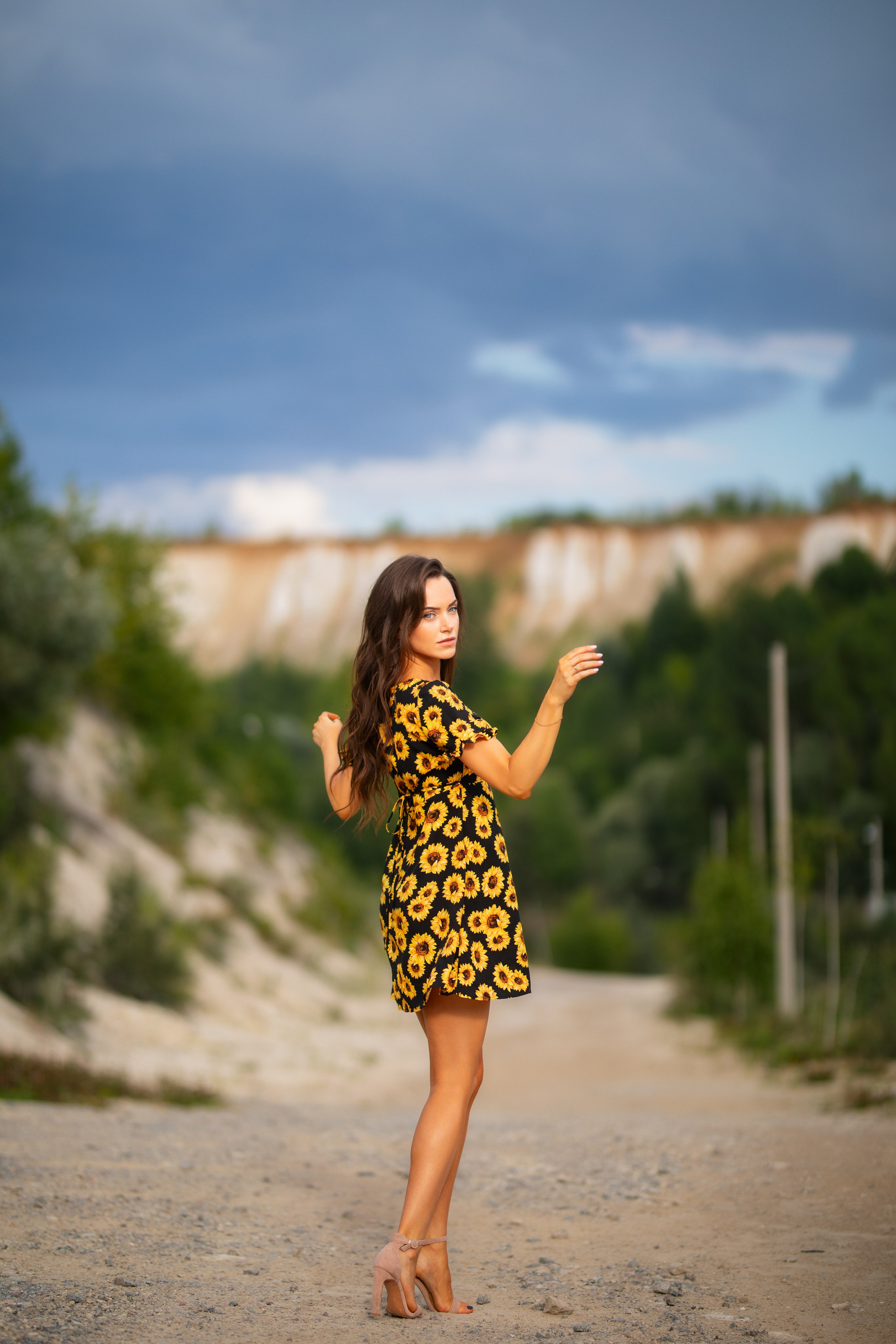 Летняя съемка с Екатериной на природе в парке Белый Колодец в формате для «себя»