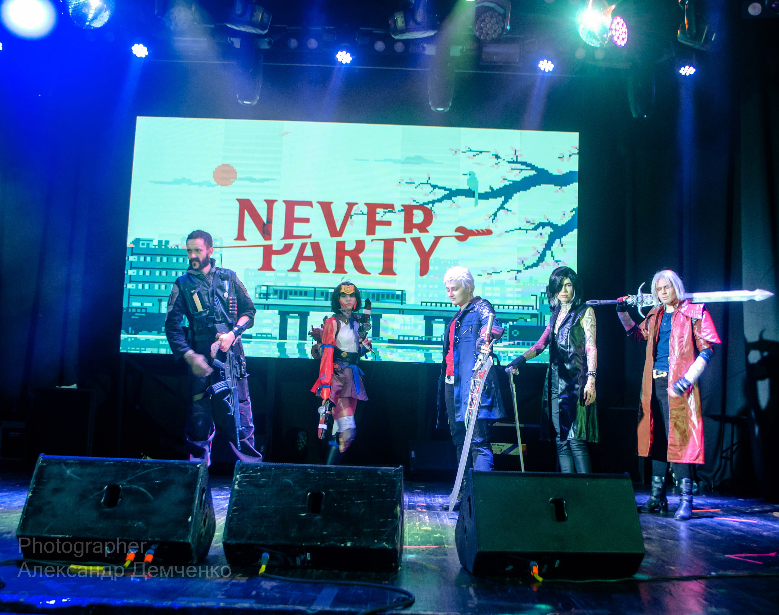 Фотосессия на фестивале косплея Never Party 3.0 в Москва