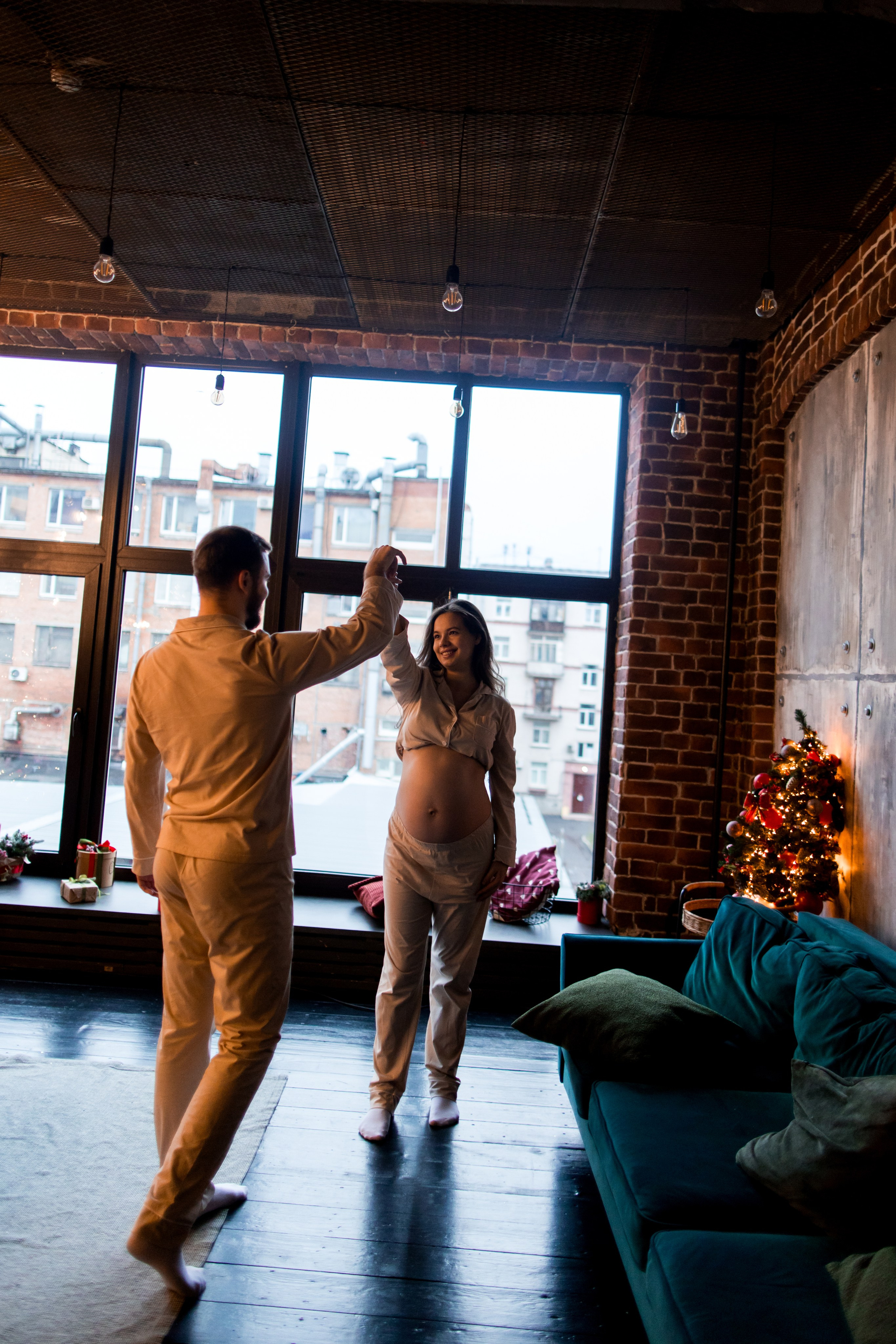 Новогодние Мира и Дима. Фотограф в Петербурге