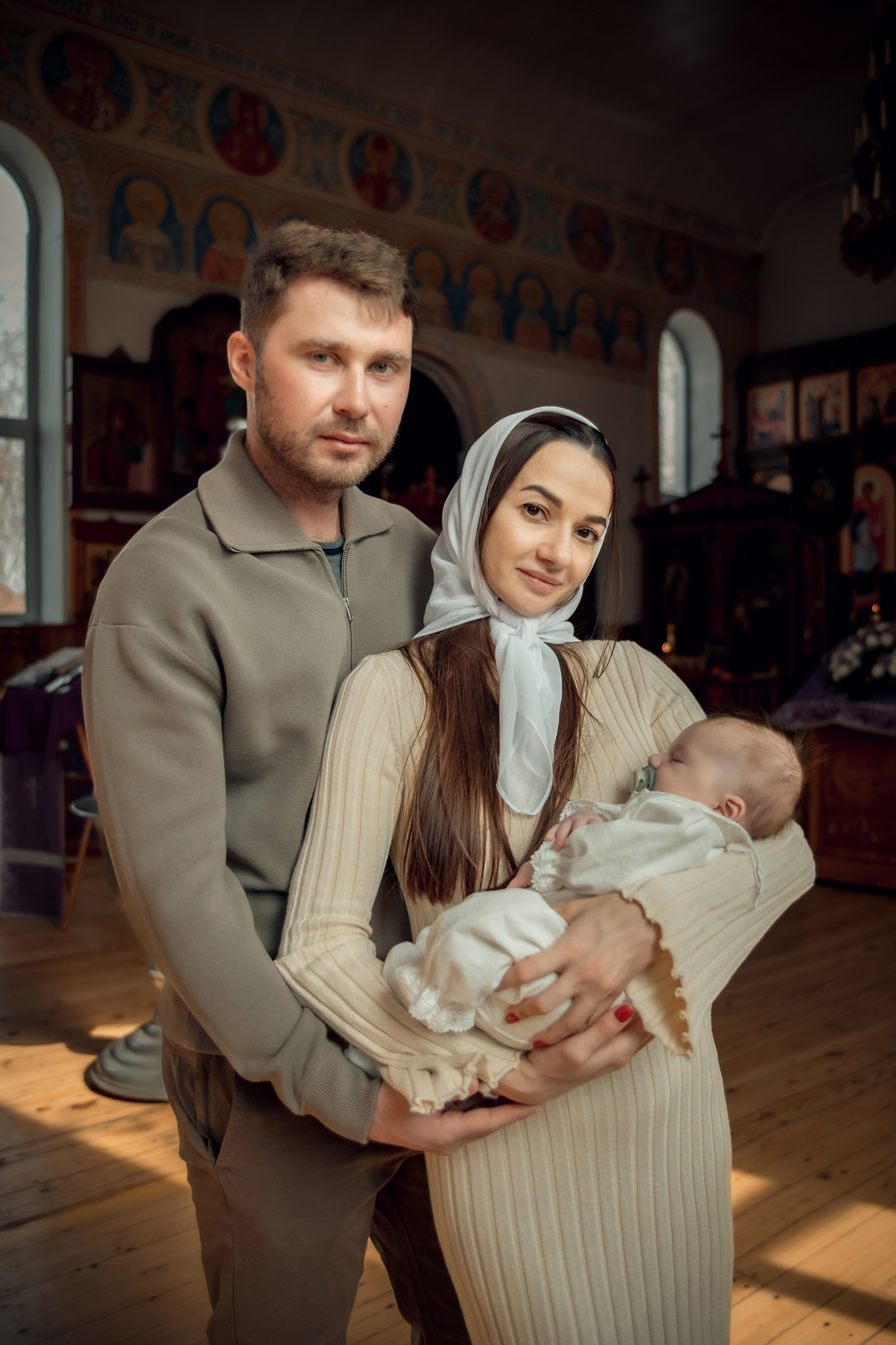 Таинство Крещения Александра. Храм Николая Чудотворца г. Краснослободск. Церковный, семейный и репортажный фотограф Волгоград, Волжский