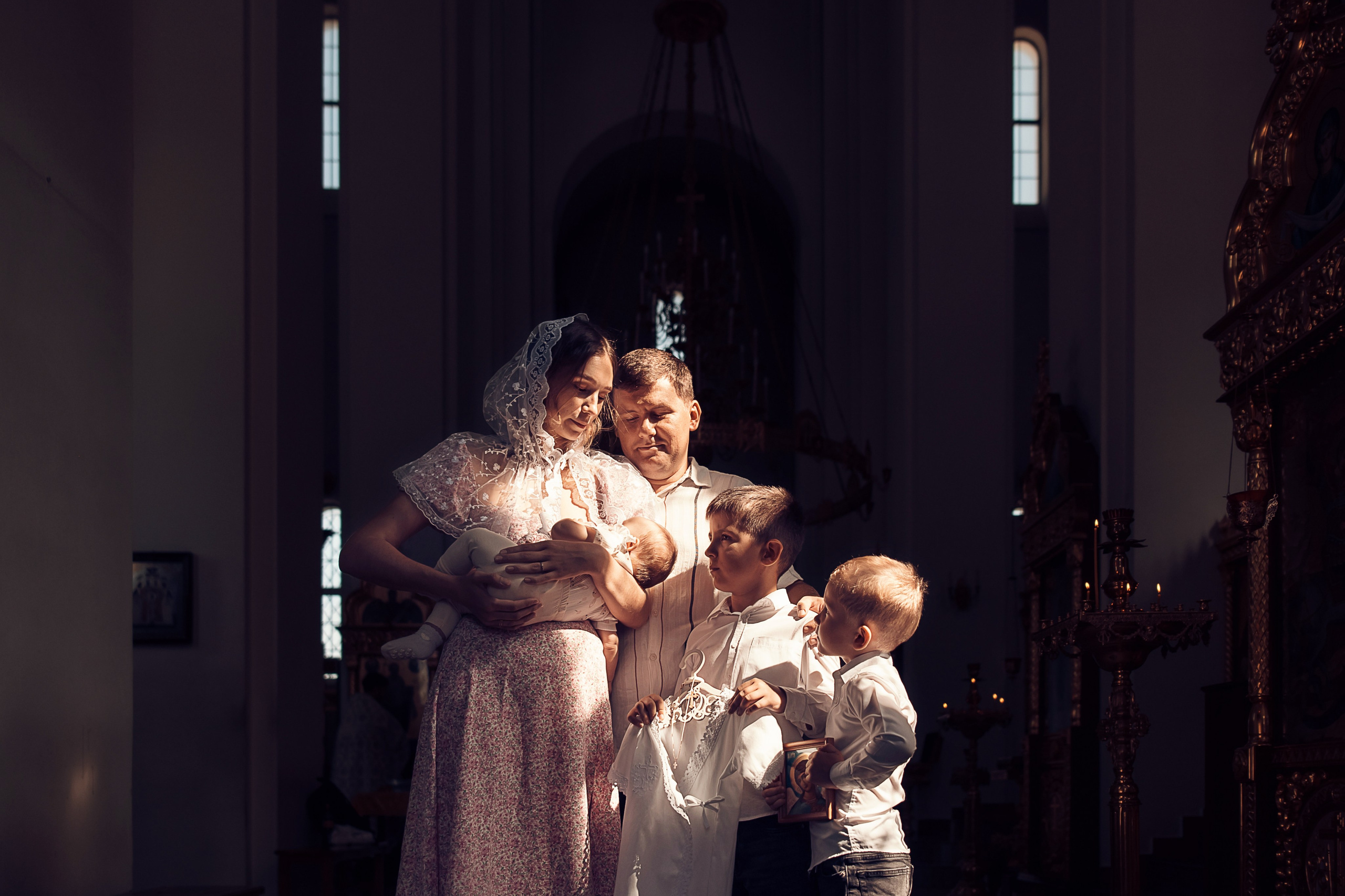 Таинство Крещения Амелии. Храм Георгия Победоносца. Главная