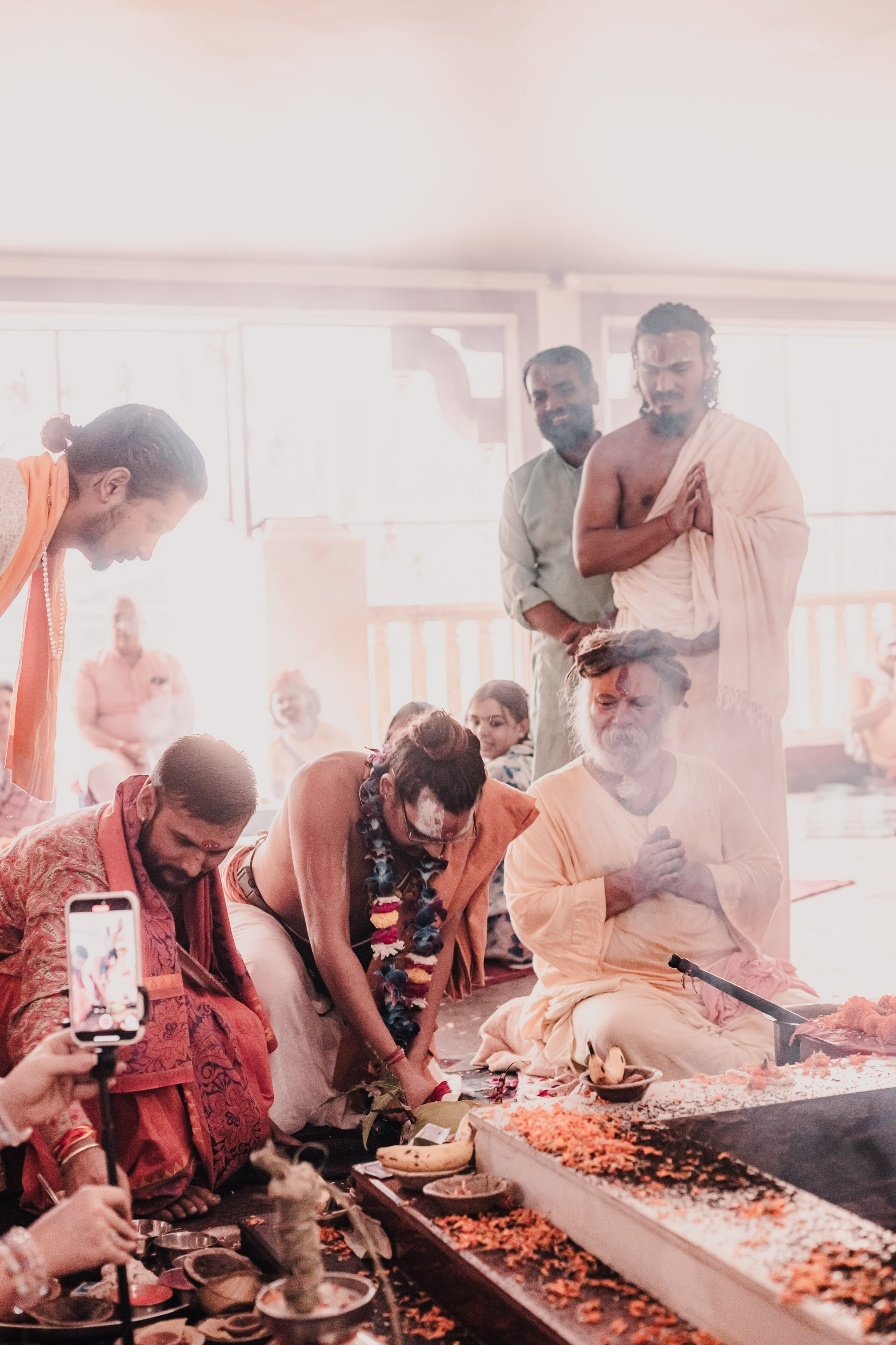 Navaratri yajna at Devraha Baba Ji ashram. Мариам Багдасарян