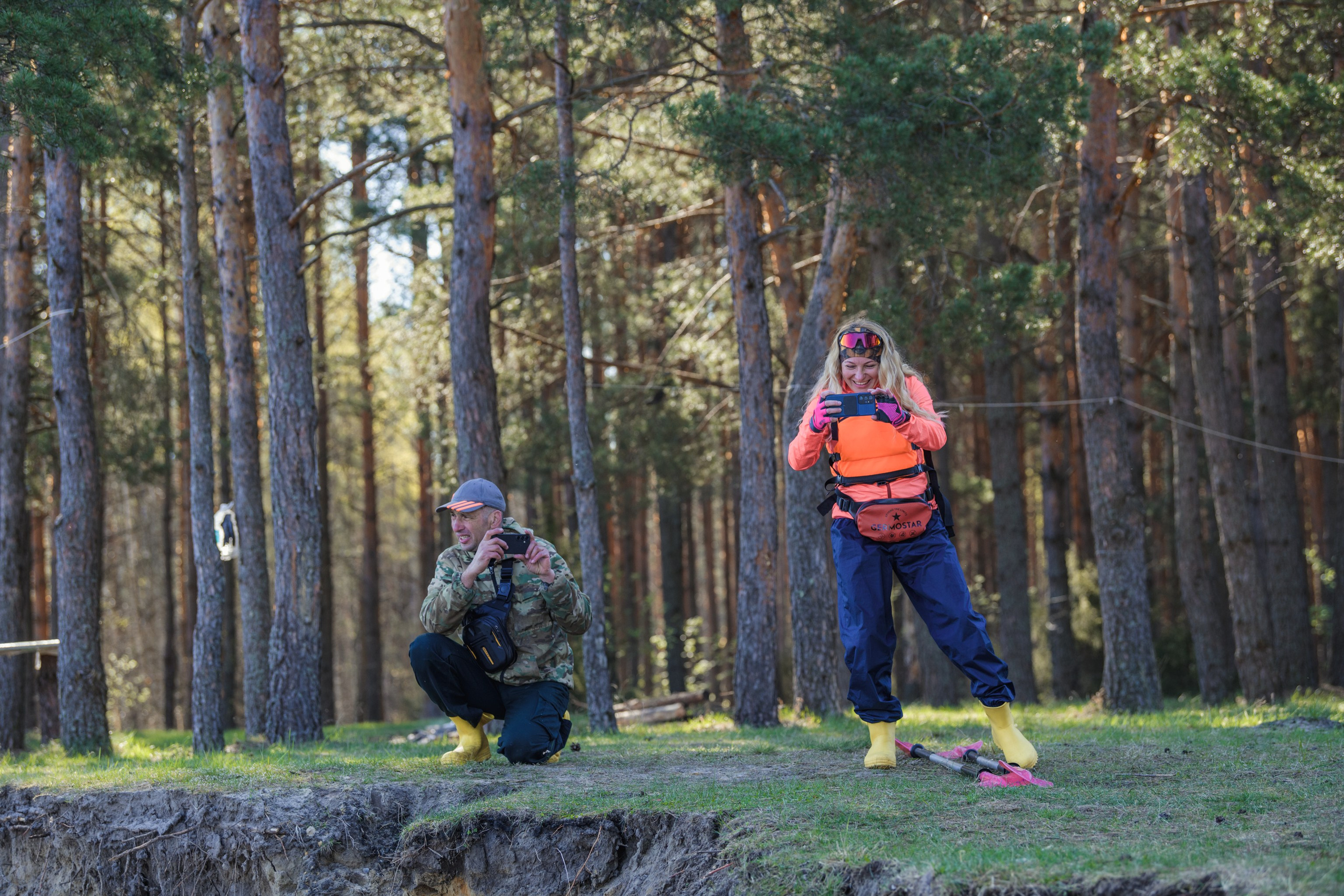 Водный поход 1-й кс по реке Случь. Репортажный фотограф Владимир Беляй