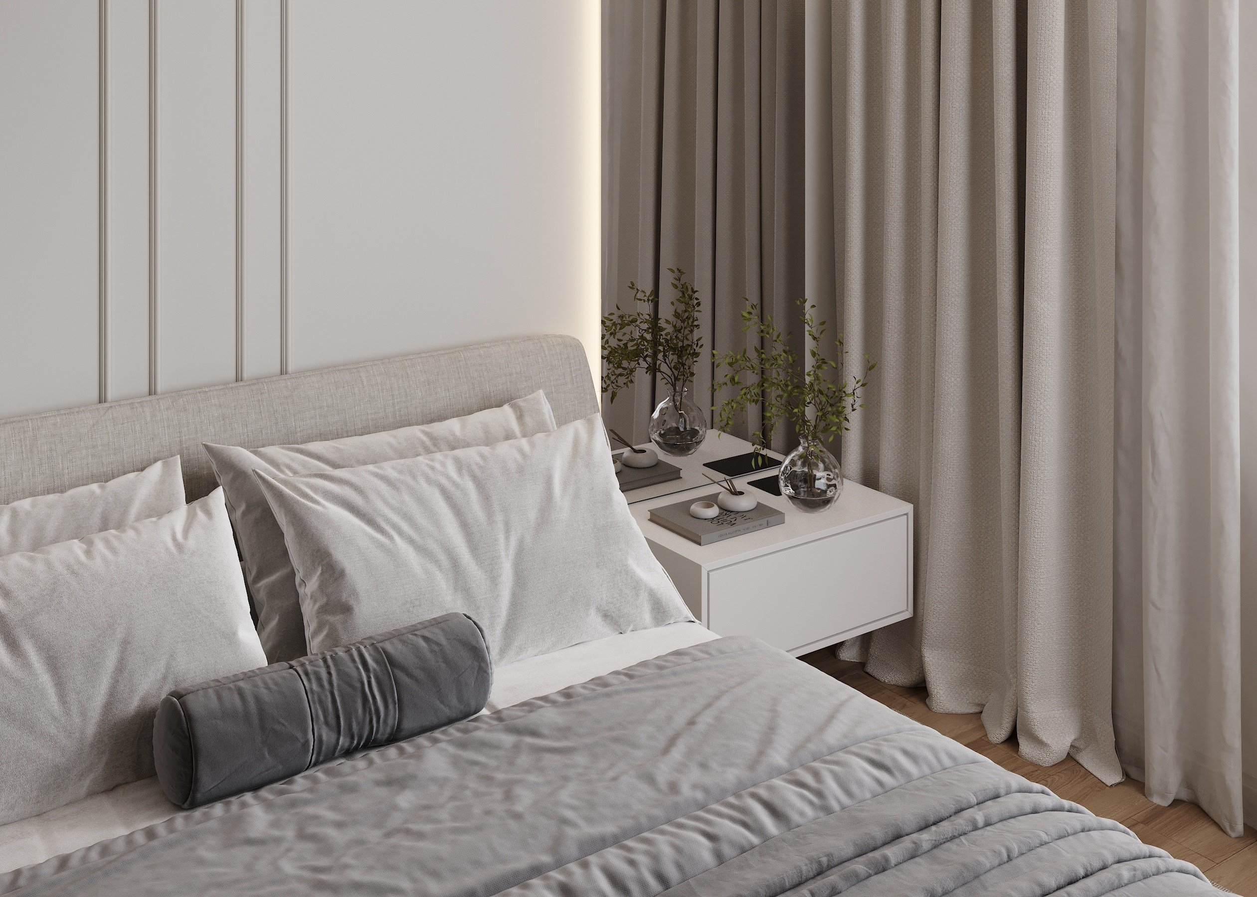 ЖК GREENWOOD 72,0 кв.м. Дизайнер интерьера и 3D визуализатор Ванчугова Ольга