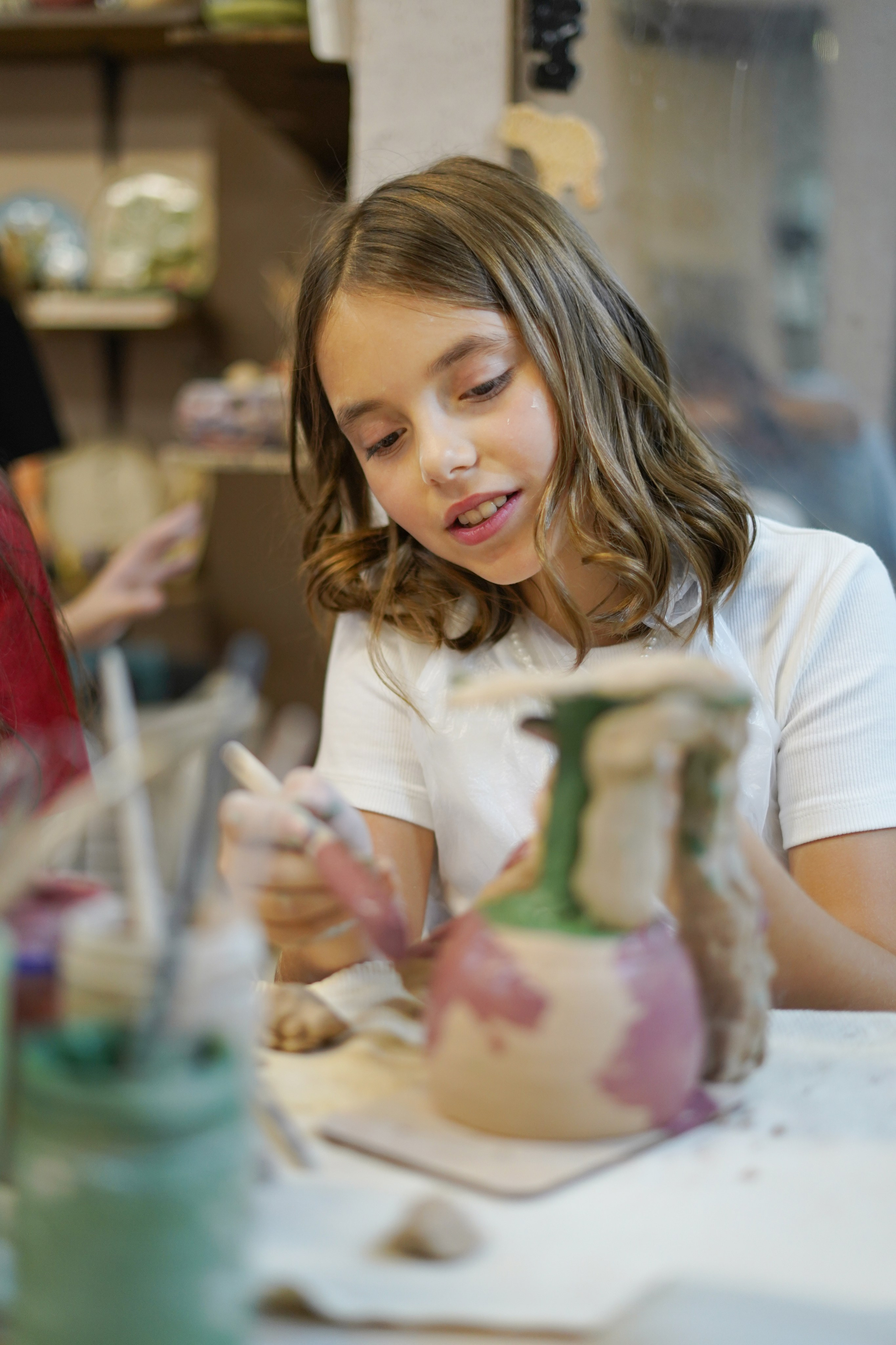 Сьемка в гончарной мастерской. Главная