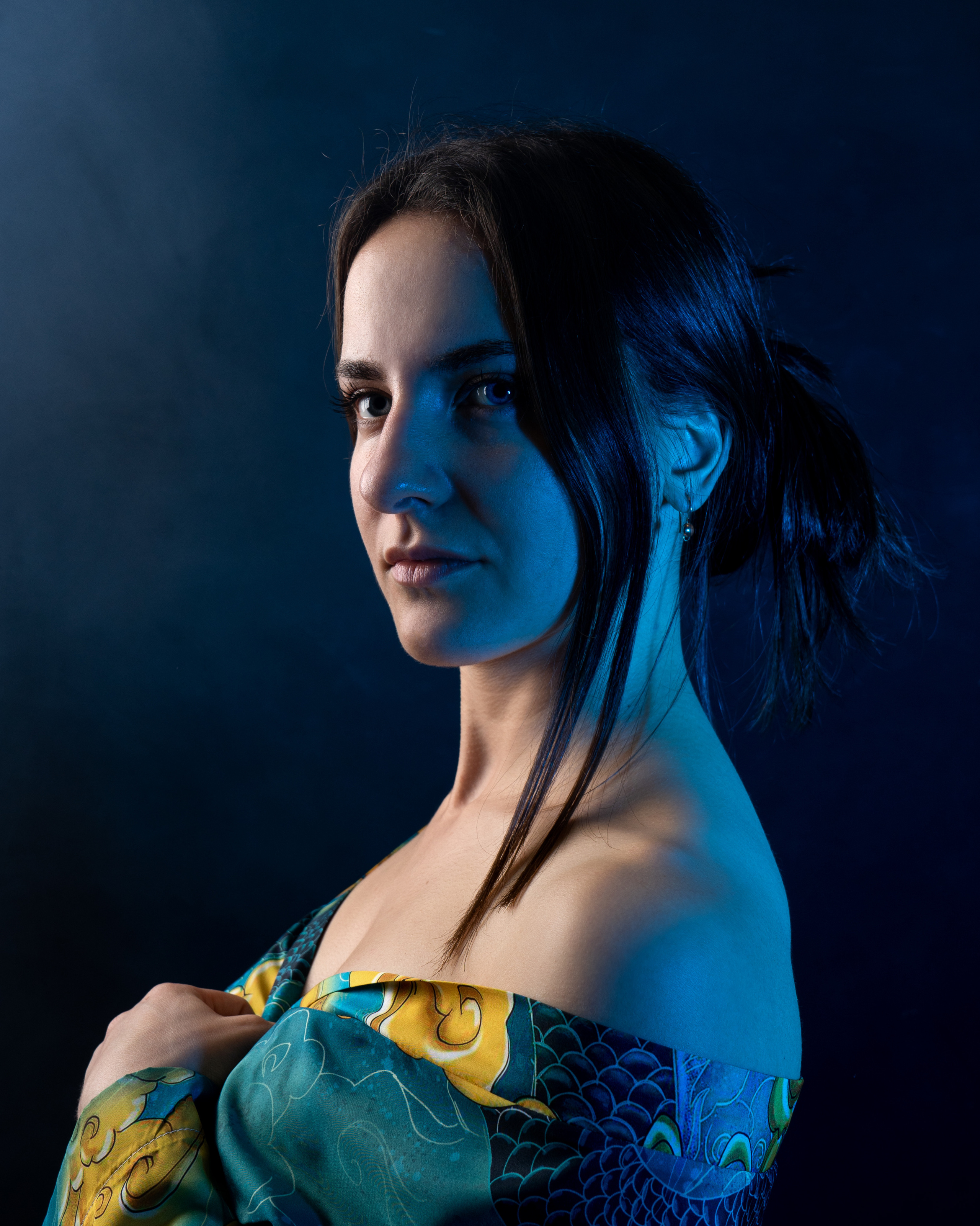 Аня, Кимано синее. Фотограф Ахмедов Эльдар Чита