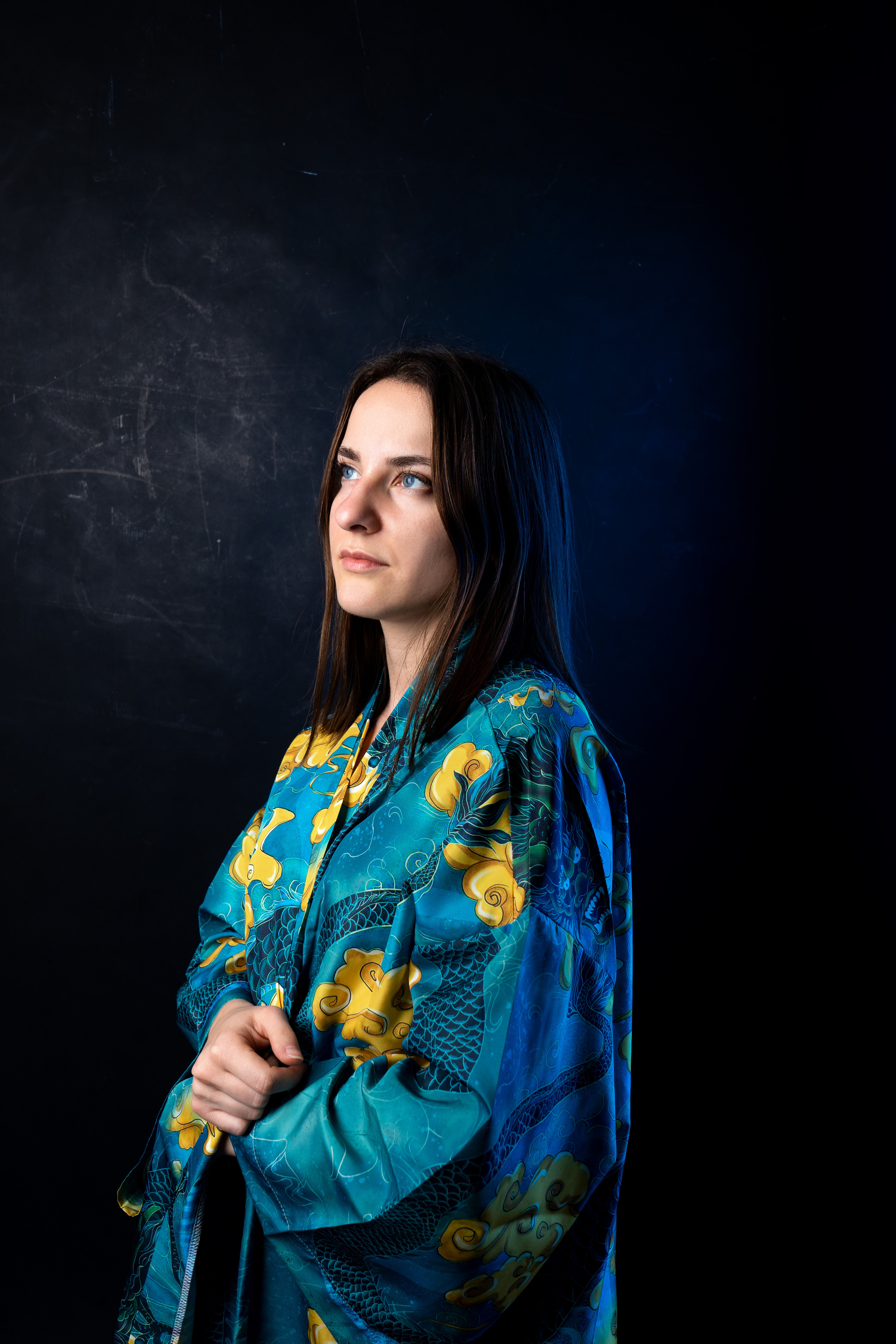 Аня, Кимано синее. Фотограф Ахмедов Эльдар Чита