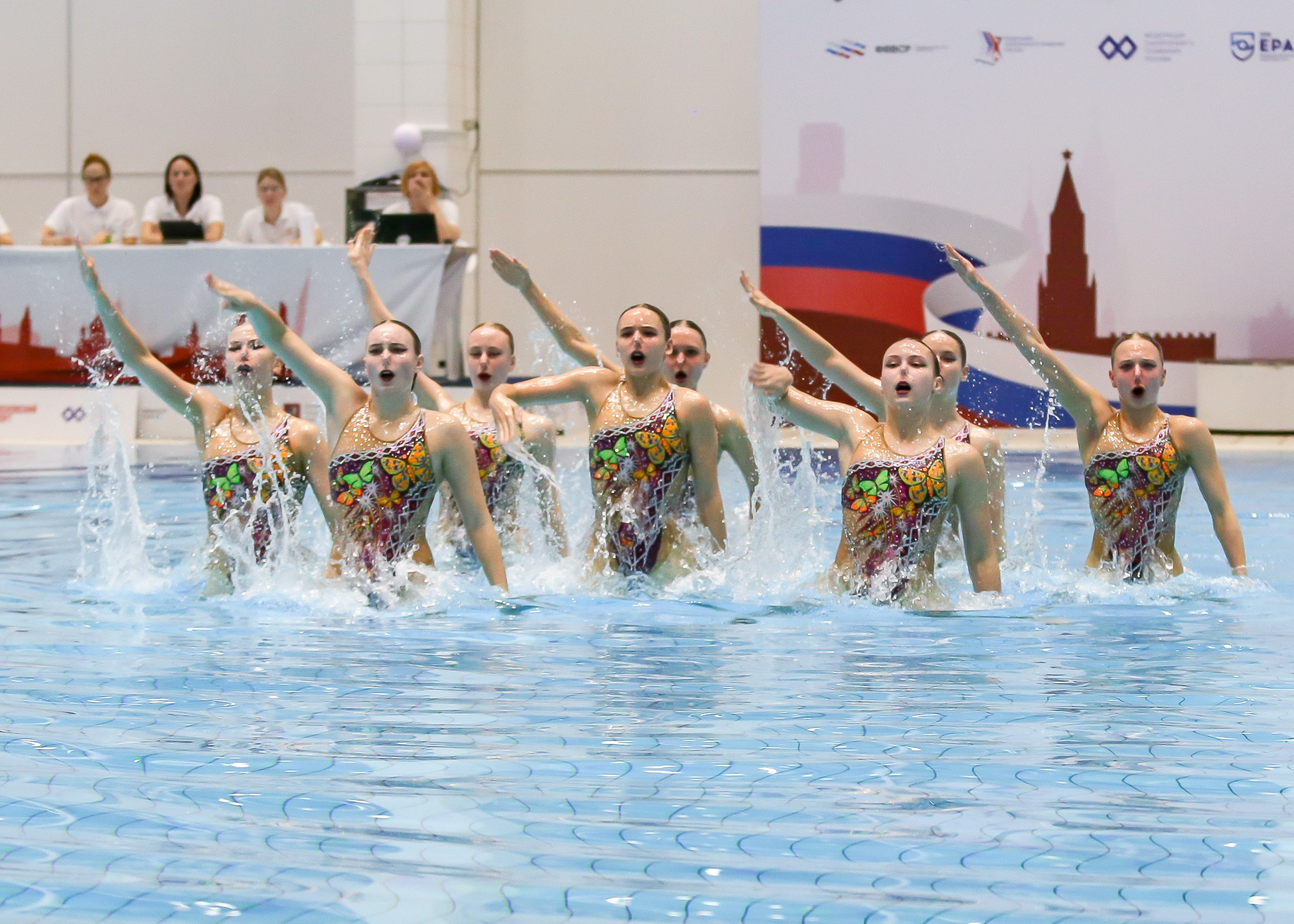 Первенство России по синхронному плаванию. Техническая программа. Группы. Репортажный фотограф в Москве