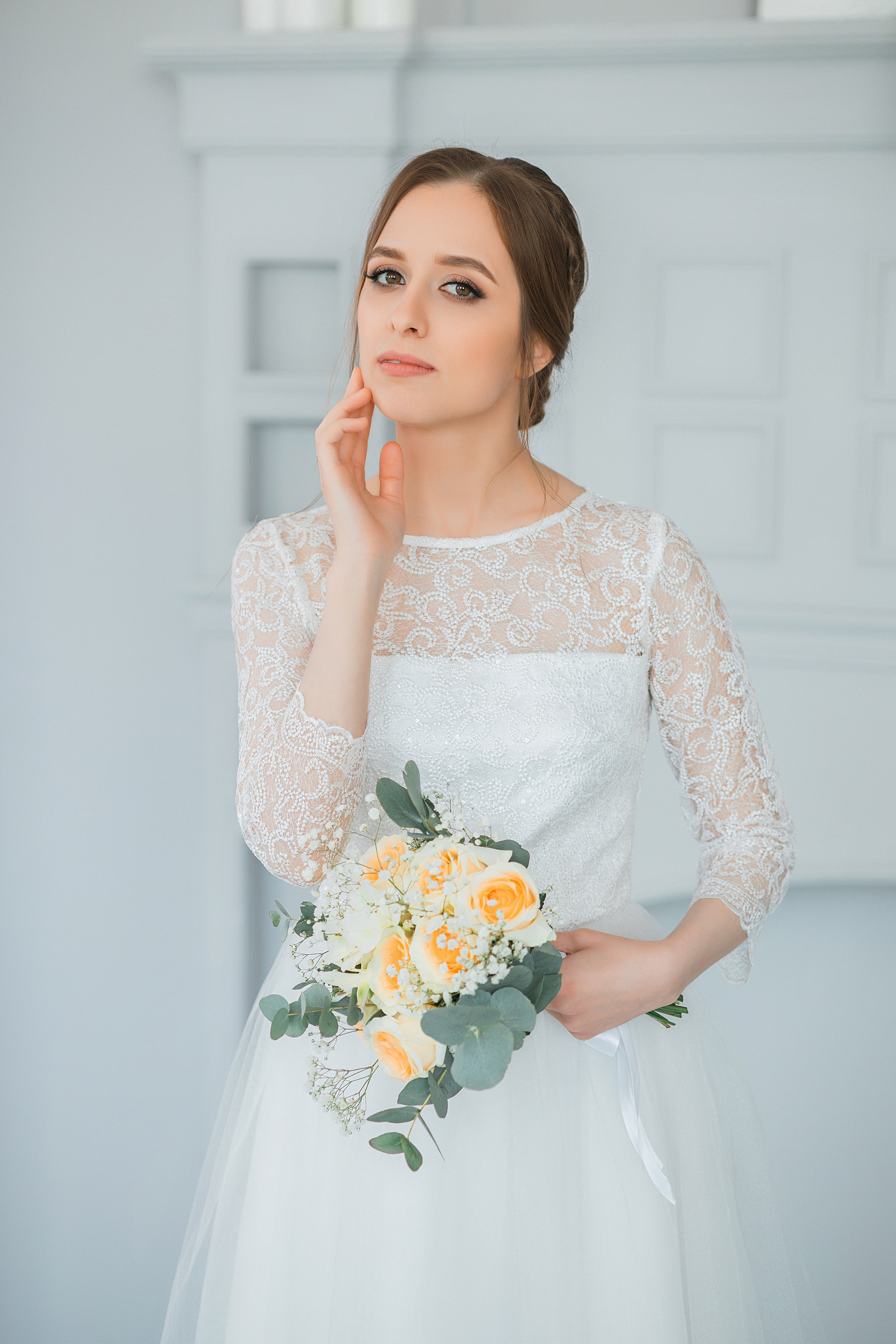 Свадебная фотосессия в фотостудии в городе Серпухов