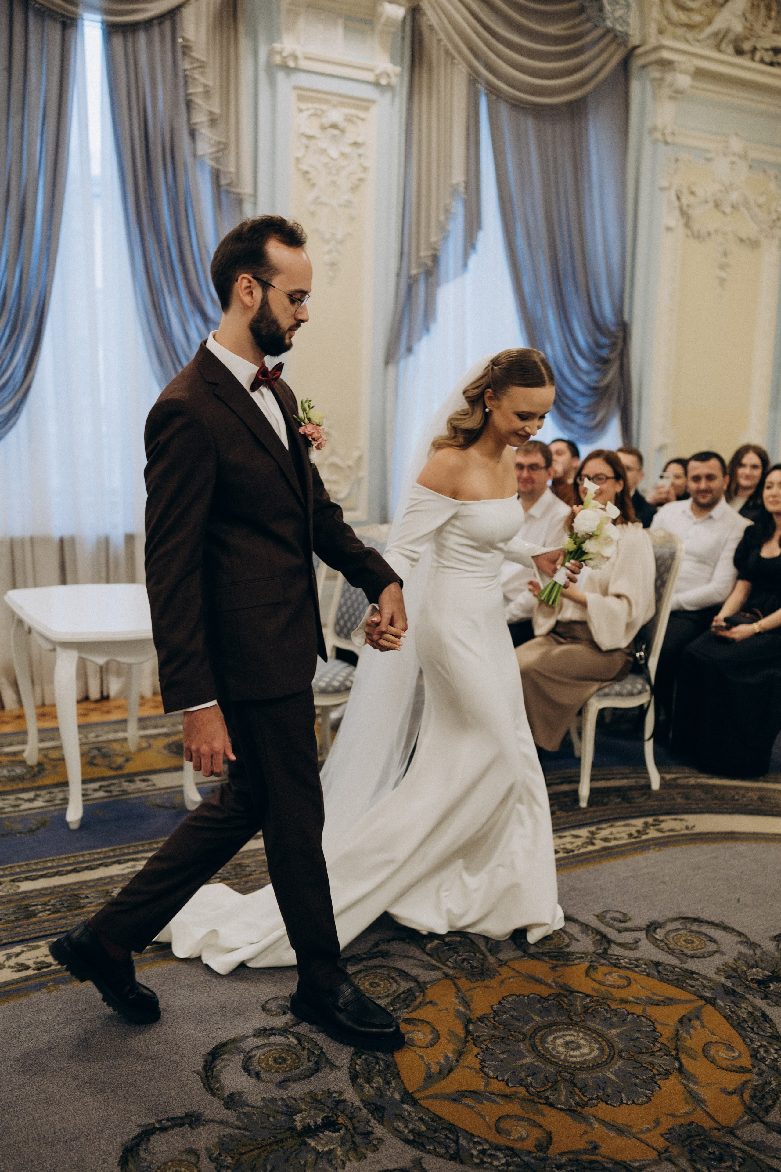 Юра и Полина | 2-й дворец и Половцова. Свадебный и love story фотограф в Санкт-Петербурге